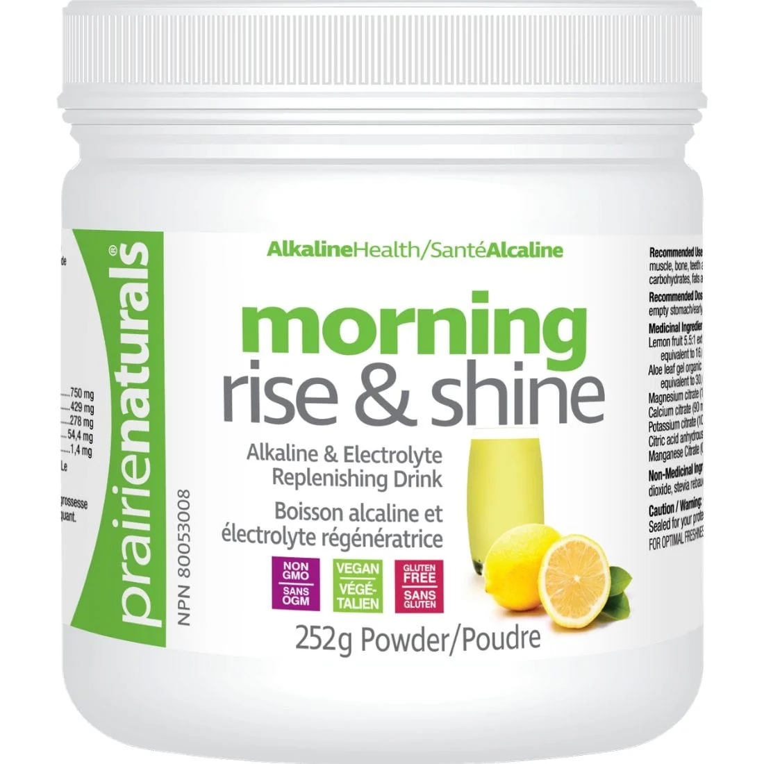 Prairie Naturals Morning Rise & Shine, pH Balancing Alkalizing Drink Mix - Image 4