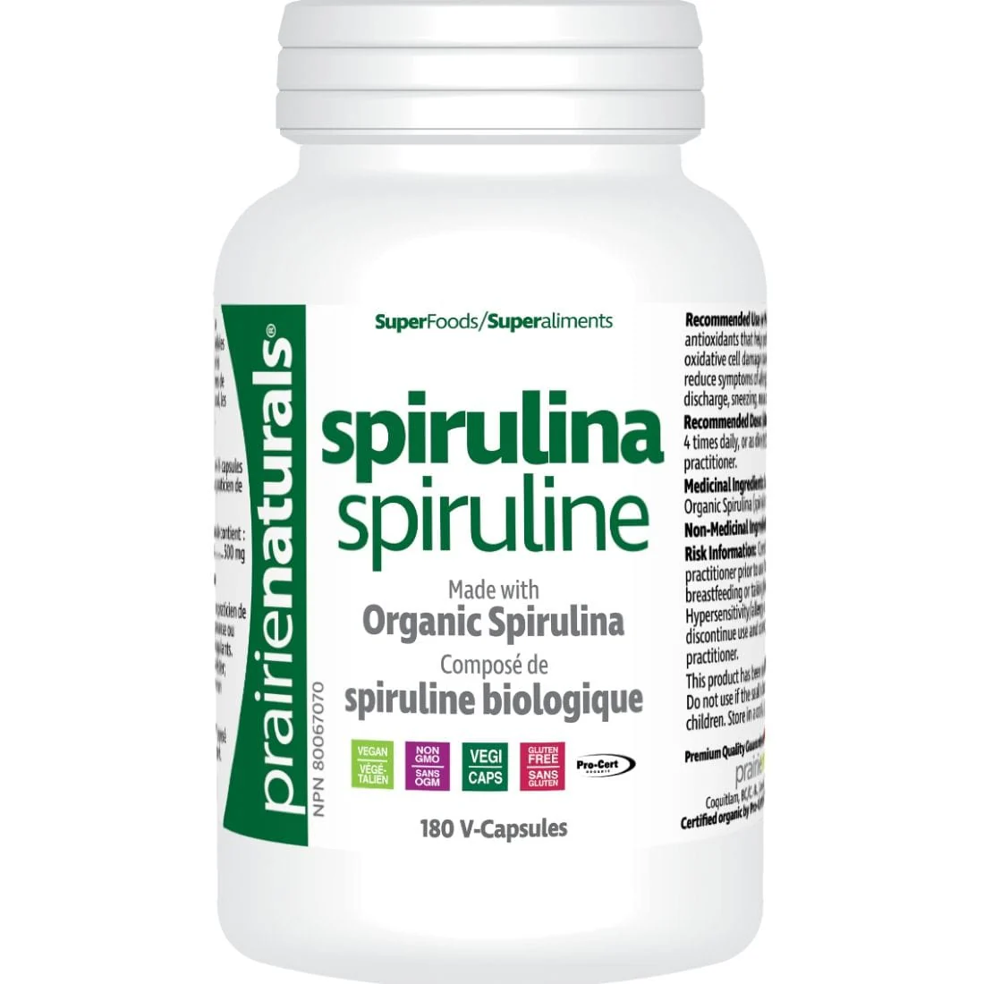 Prairie Naturals Organic Spirulina (Fair-Trade 100% Pure Blue Green Algae) - Image 3