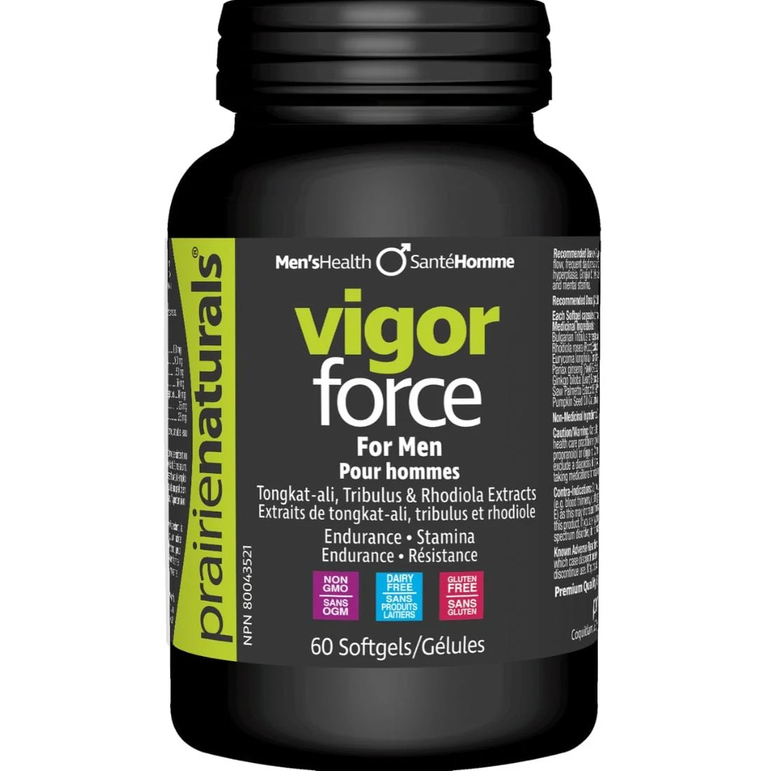 Prairie Naturals Vigor Force, All Natural Male Libido Support - Image 2