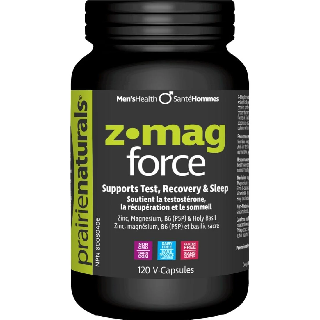 Prairie Naturals Z-Mag Force (ZMA + Holy Basil) - Image 3