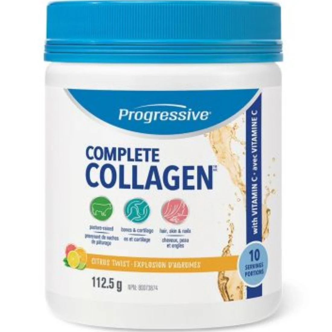 Progressive Complete Collagen (Grass Fed Bovine Collagen with Vitamin C & Tryptophan) - Image 2