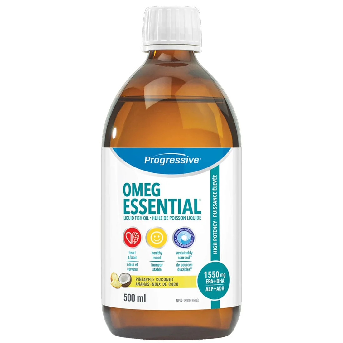 Progressive OmegEssential High Potency Fish Oil Liquid - Image 4