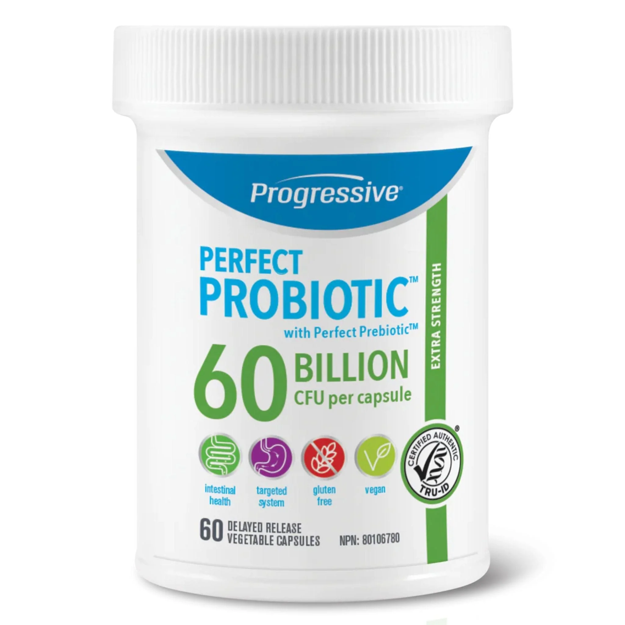 Progressive Perfect Probiotic 60 Billion CFU Extra Strength Delayed Release, Shelf Stable - Image 5