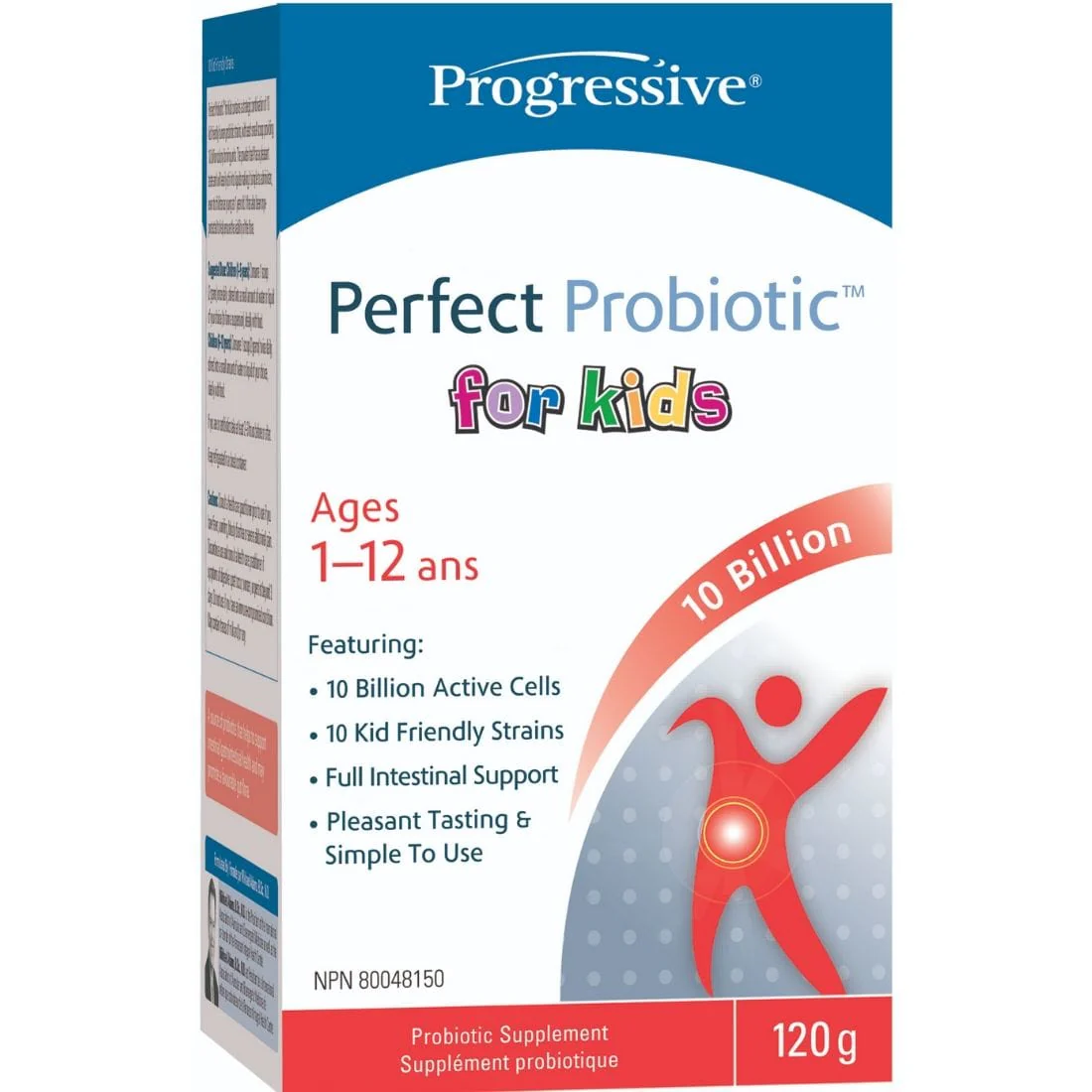 Progressive Perfect Probiotic for Kids 10 Billion, 120g (Stored in Fridge) - Image 2