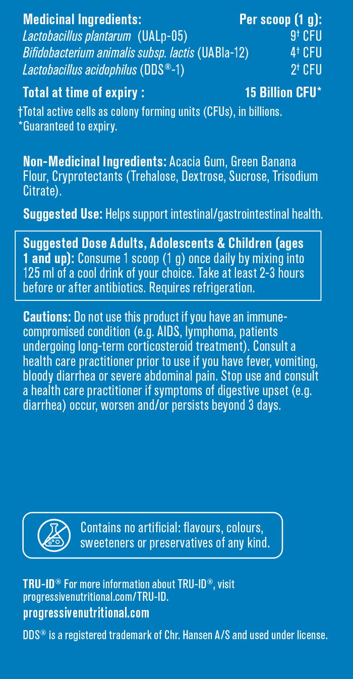 Progressive Perfect Probiotic Kids Probiotic Powder 15 Billion, Unflavoured, 45g, CLEARANCE 75% Off Expiry Apr/24 Final Sale - Image 2