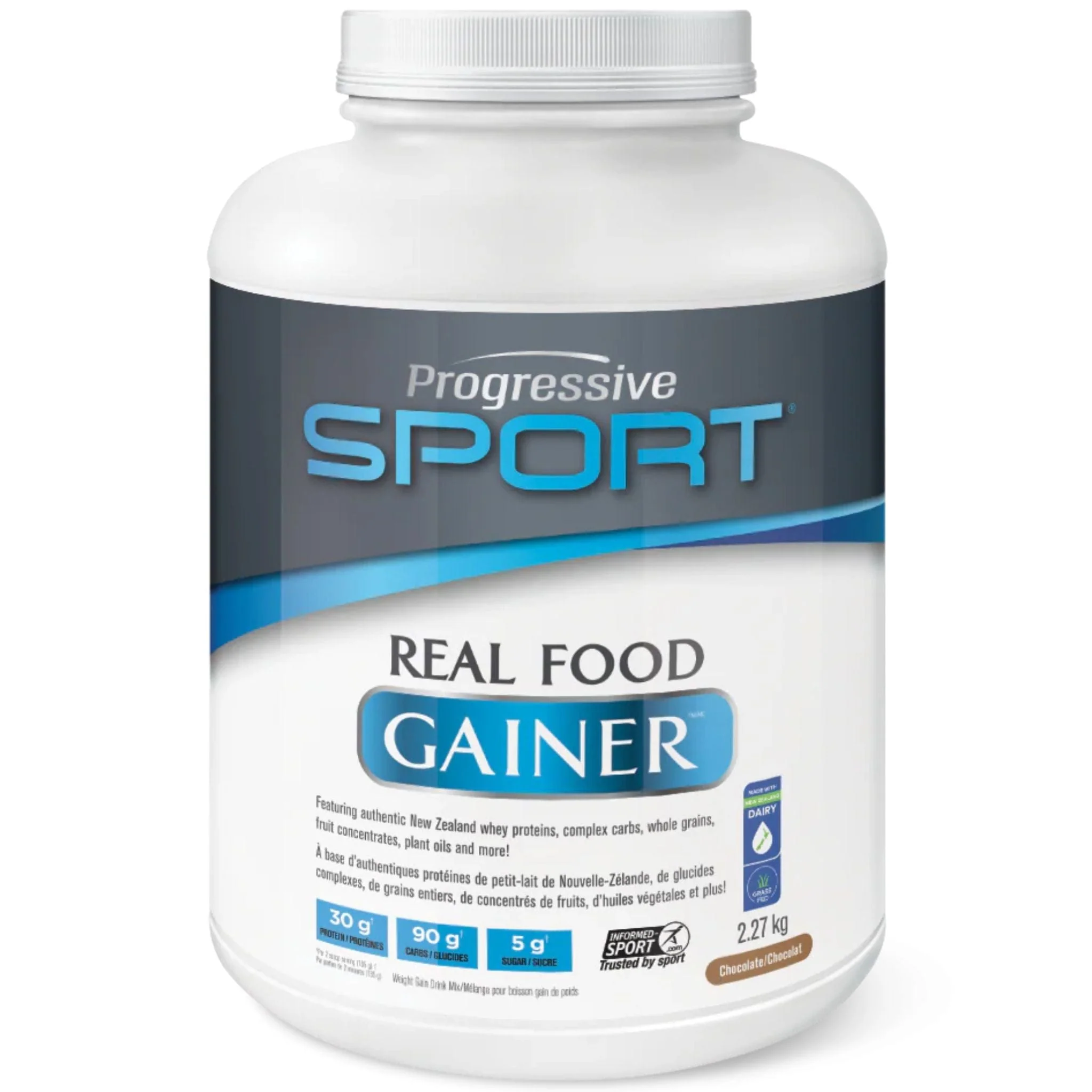 Progressive Real Food Gainer, 100% Natural Weight Gainer with New Zealand Whey, 5lb - Image 2