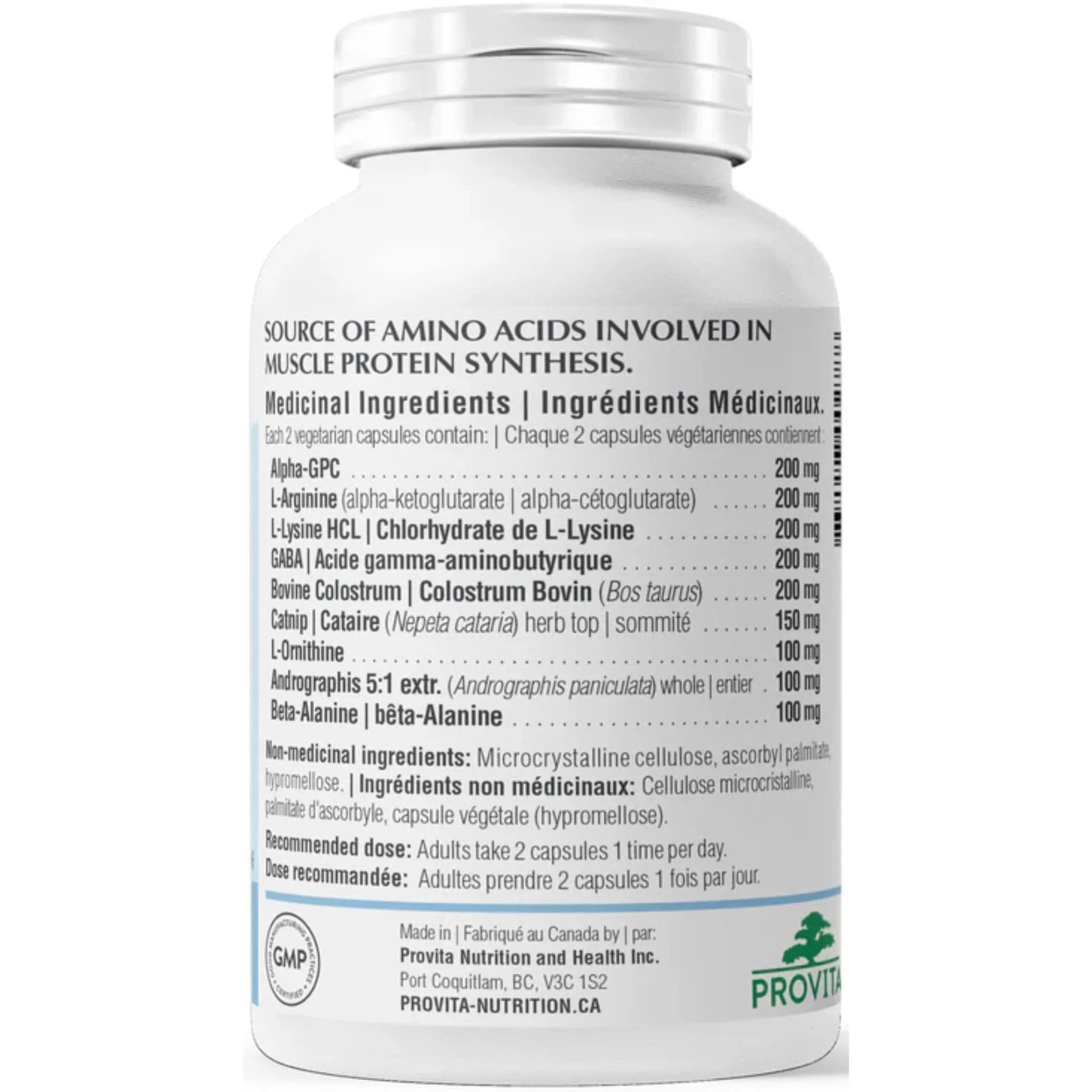 Provita Activine, Anti-Aging Colostrum and Alpha-GCP, 60 Capsules - Image 2