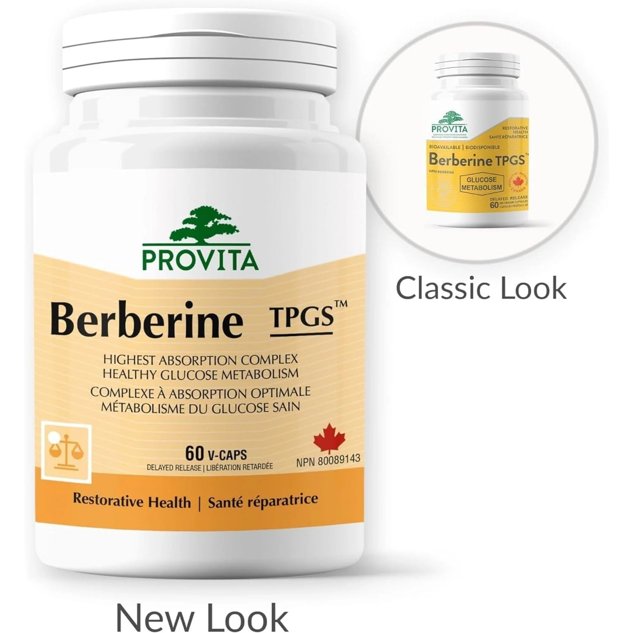 Provita Berberine TPGS 500mg Berberine with Chitosan, Chromium and Caprylic Acid, 60 Delayed Release Capsules - Image 2