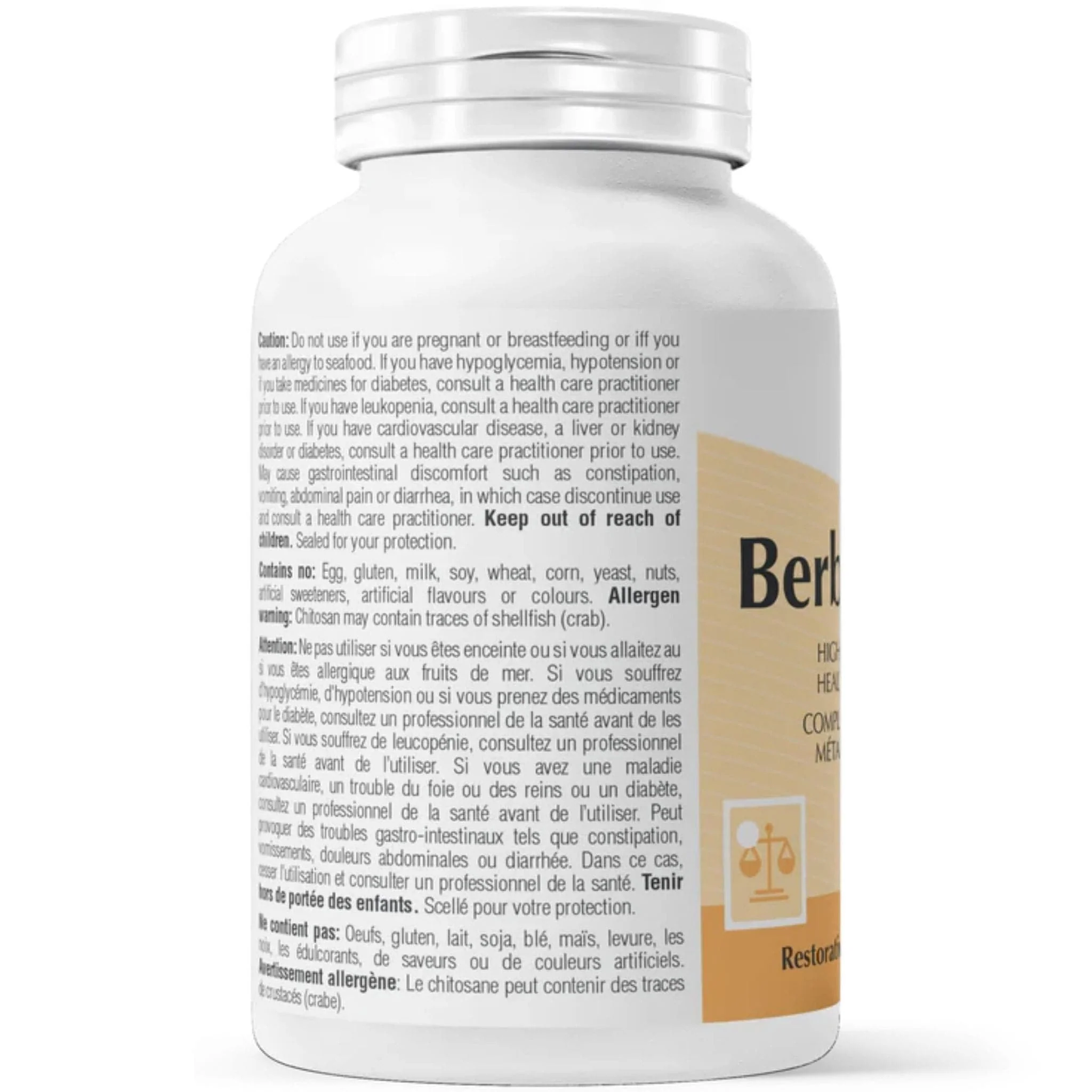 Provita Berberine TPGS 500mg Berberine with Chitosan, Chromium and Caprylic Acid, 60 Delayed Release Capsules - Image 4