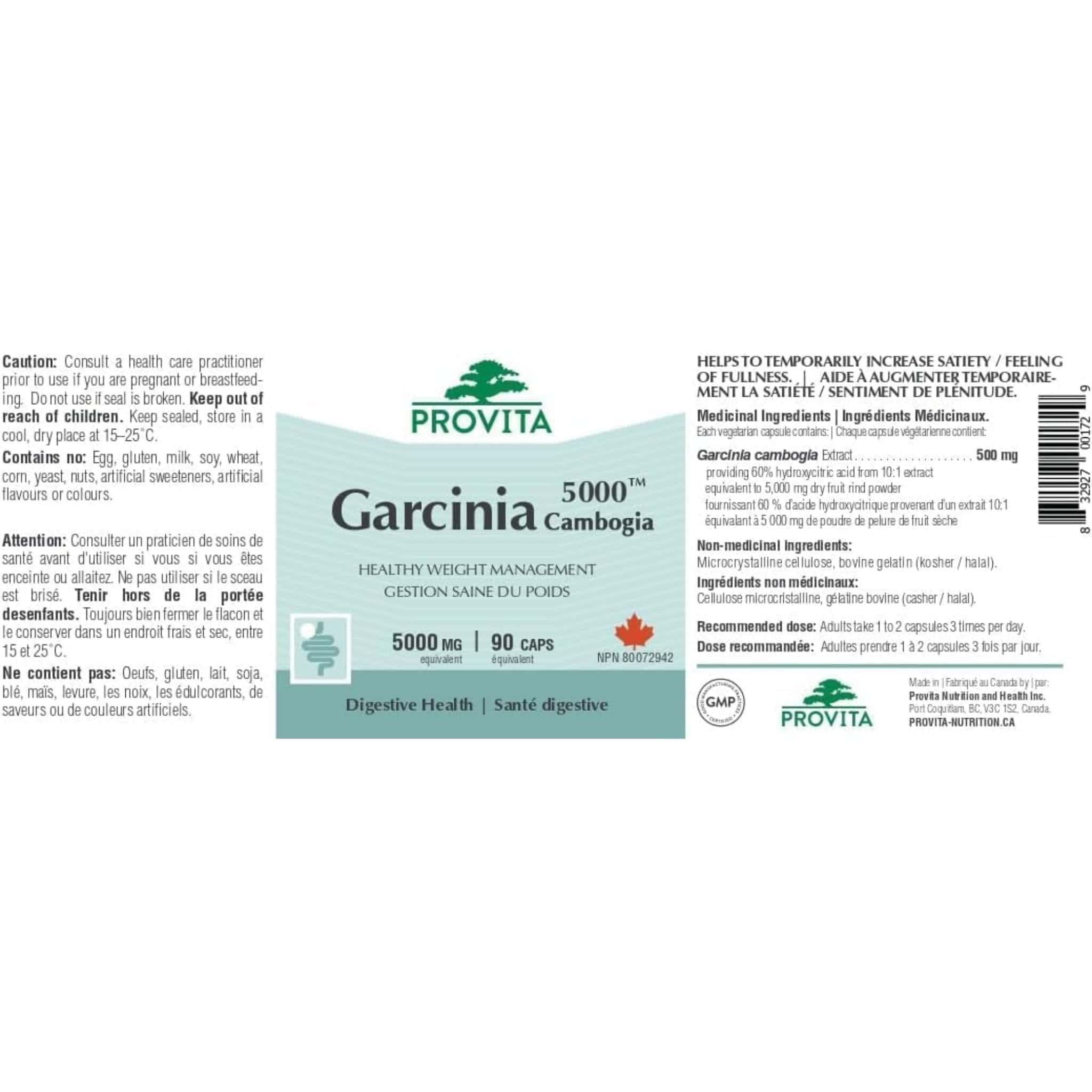 Provita Garcinia 5000 Forte, 90 Capsules - Image 6