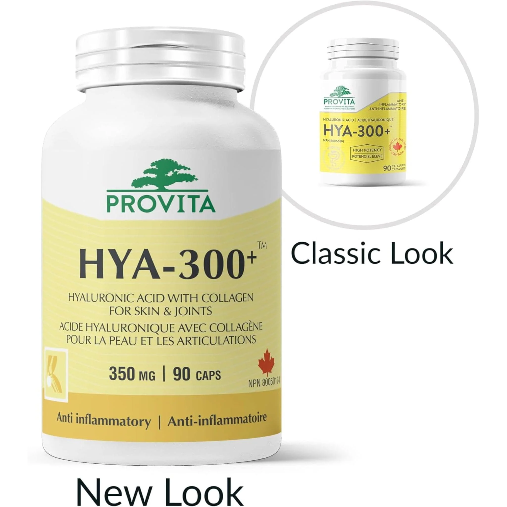 Provita Hyaluronic Acid-HYA-300+,  90 Capsules - Image 2