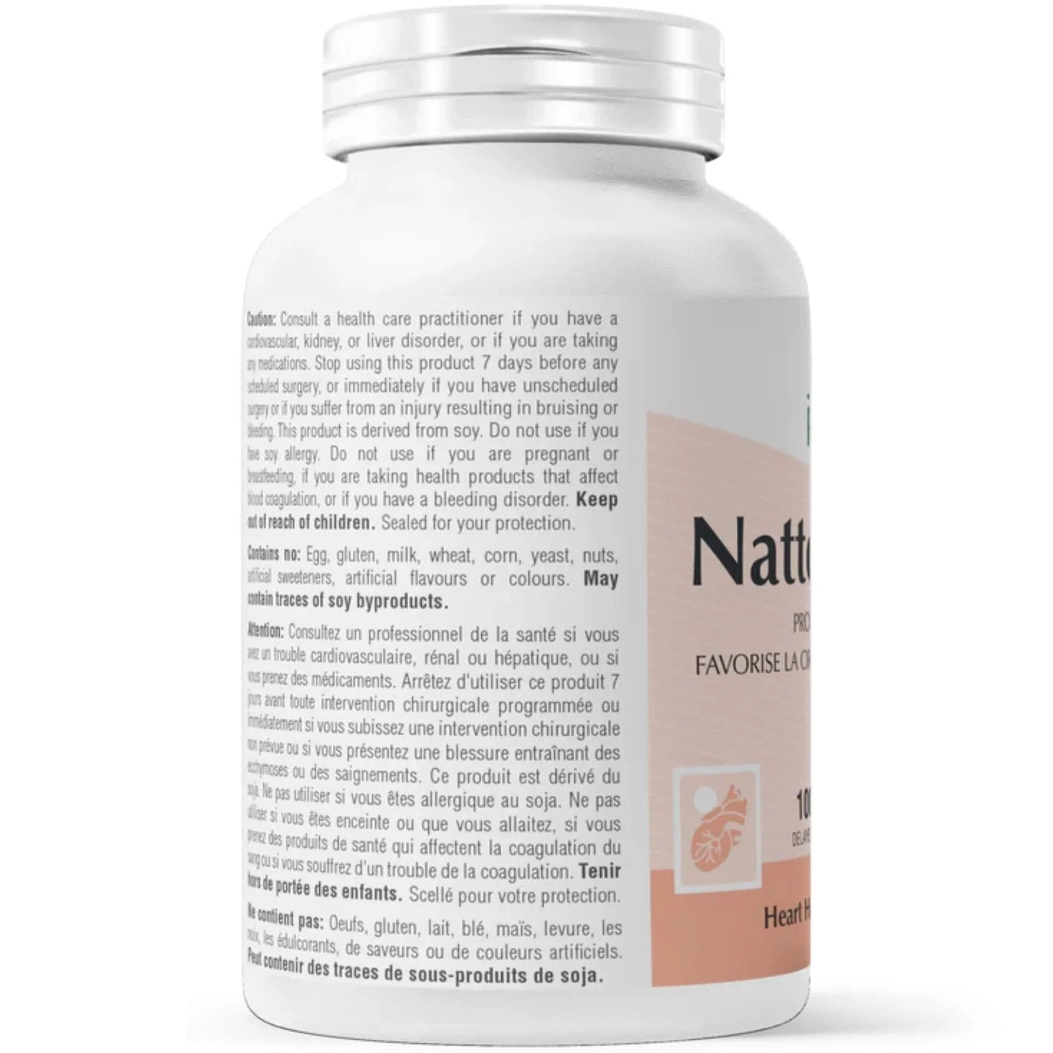Provita Nattokinase 2000F Delayed Release Vegetable Capsules, 60-120 Capsules - Image 3