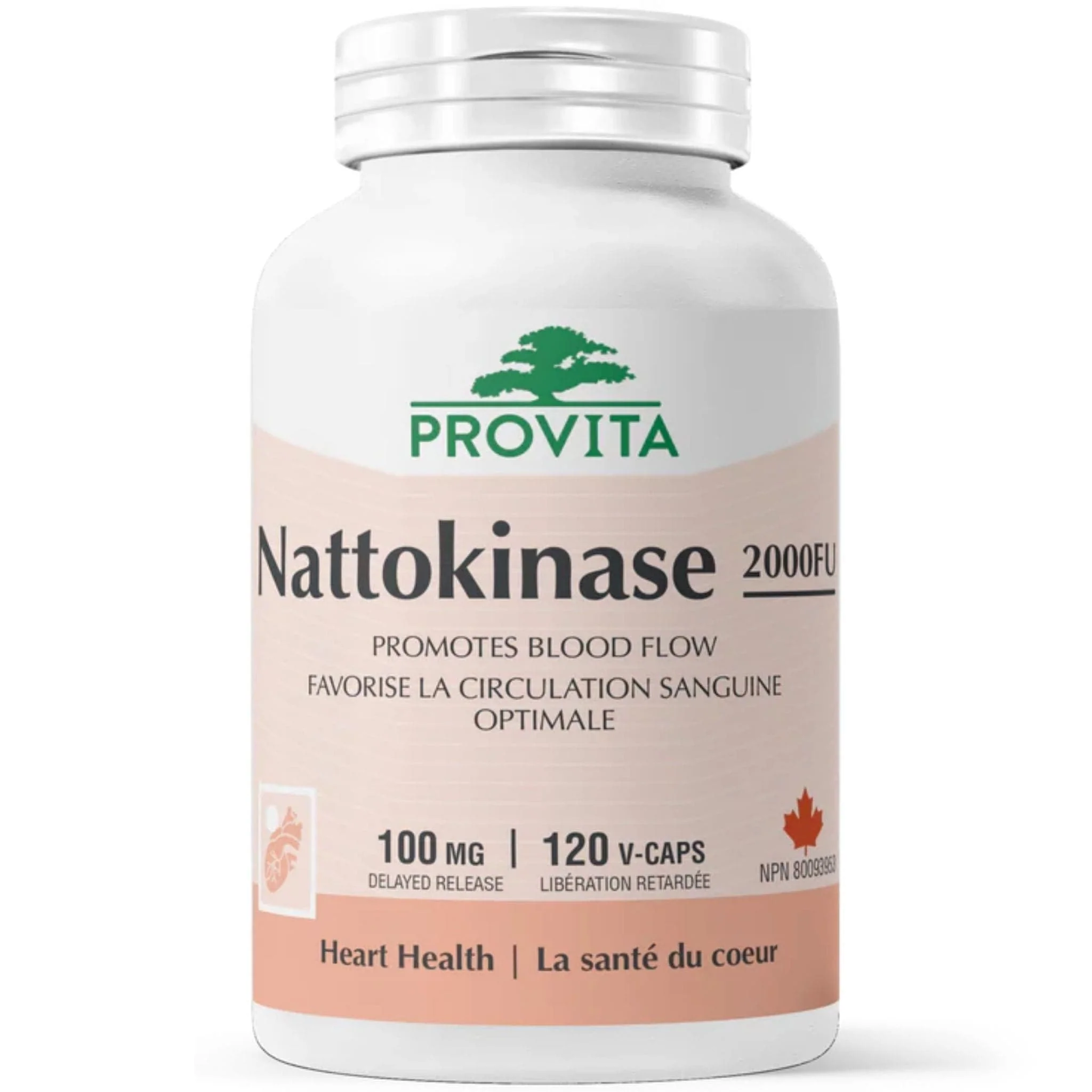 Provita Nattokinase 2000F Delayed Release Vegetable Capsules, 60-120 Capsules - Image 4