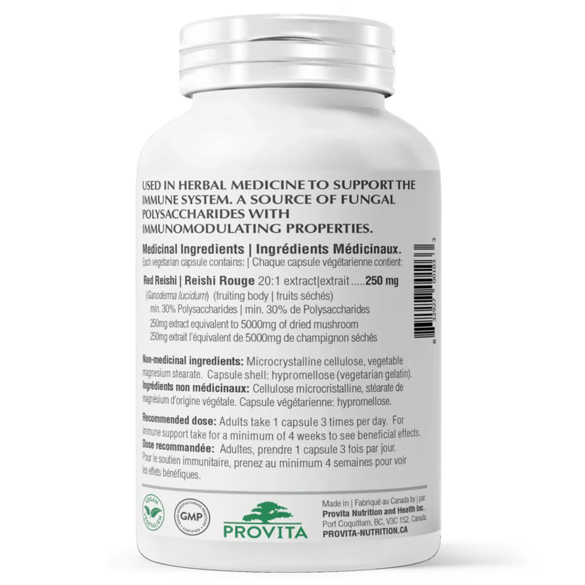 Provita Reishi 5000, 180 Capsules - Image 2