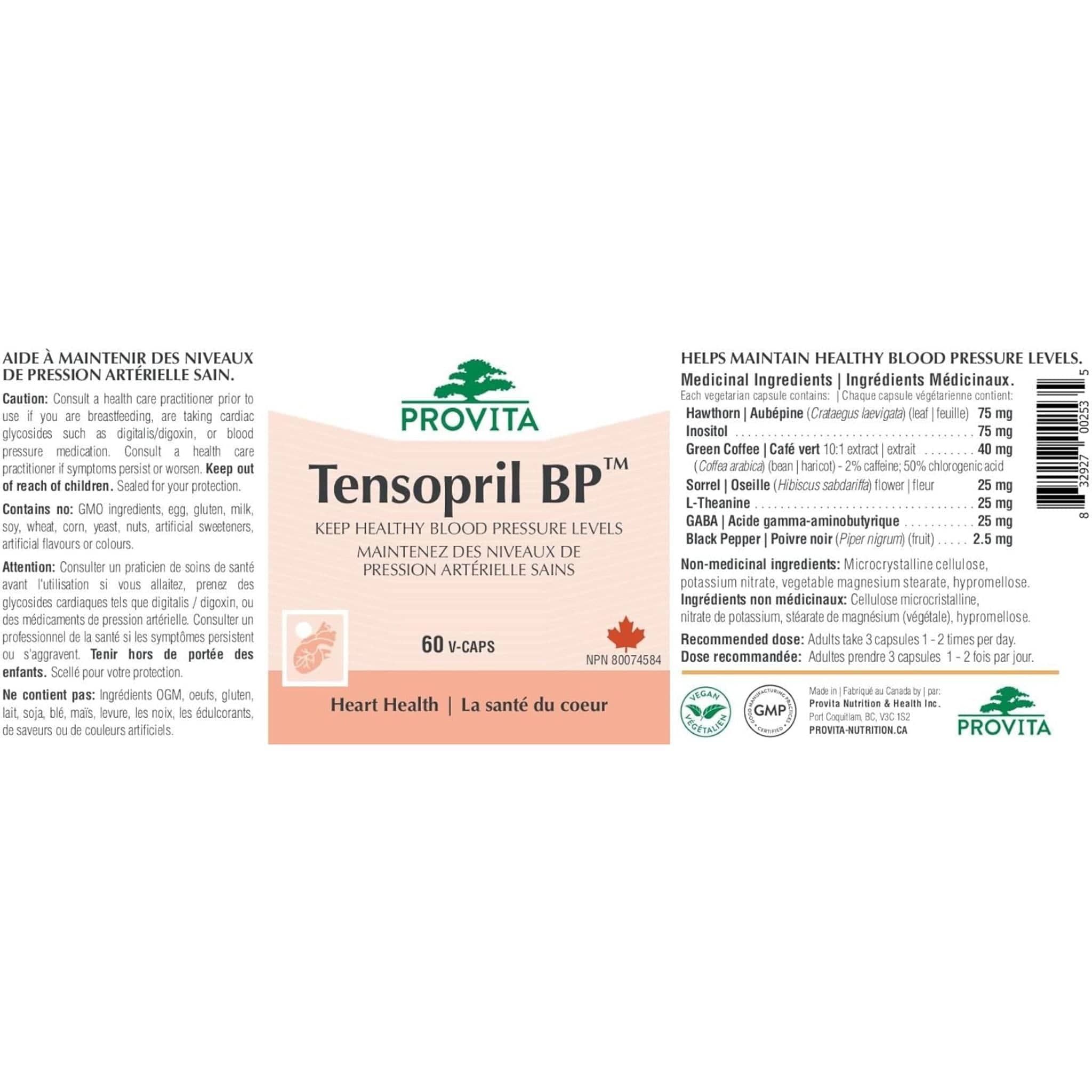 Provita Tensopril Pro, 60 Caps - Image 5