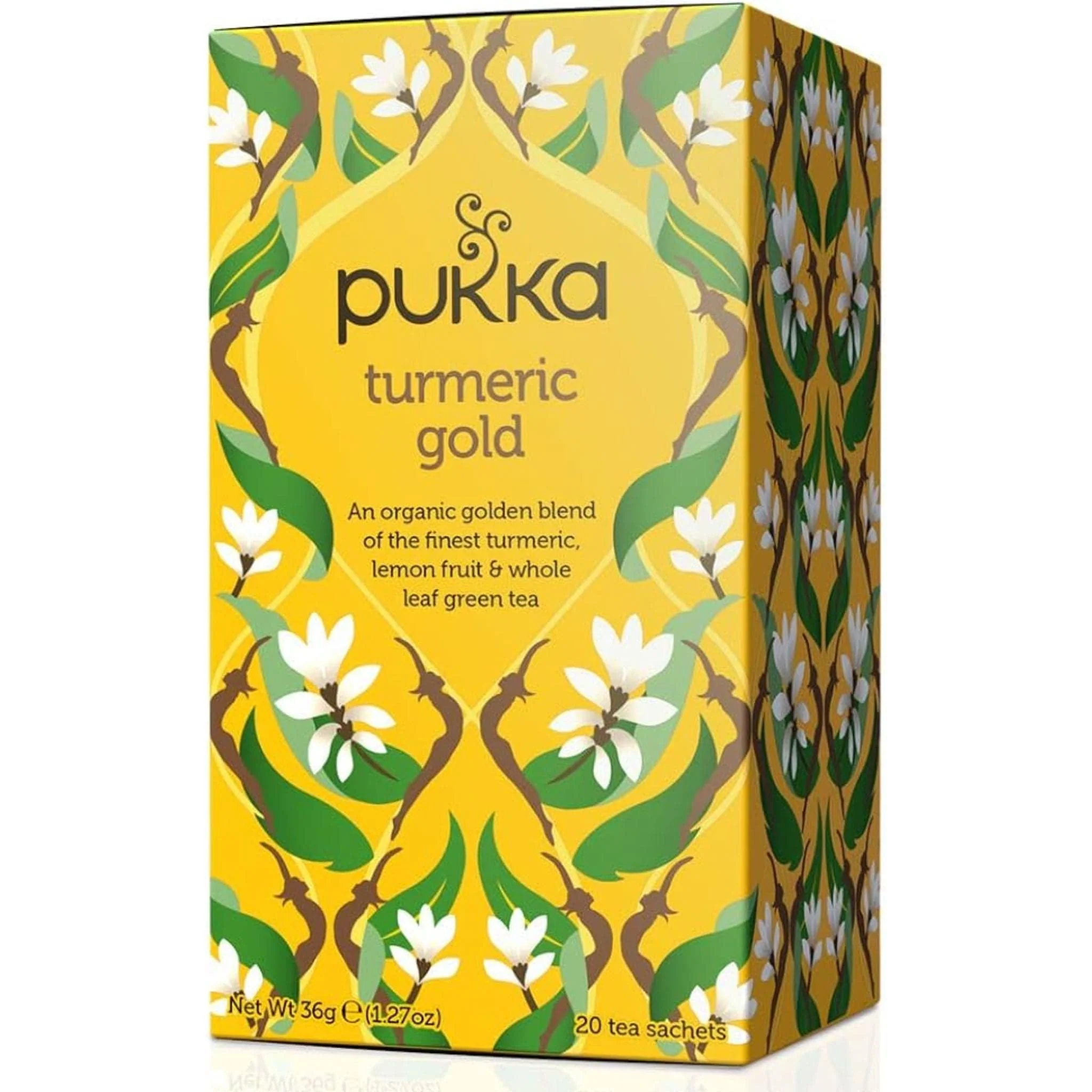 Pukka Organic Turmeric Gold Tea, 20 Tea Sachets