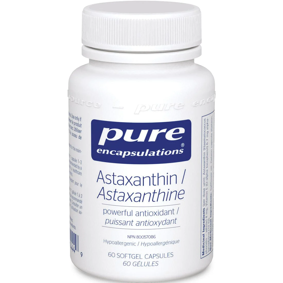 Pure Encapsulations Astaxanthin, 60 Capsules