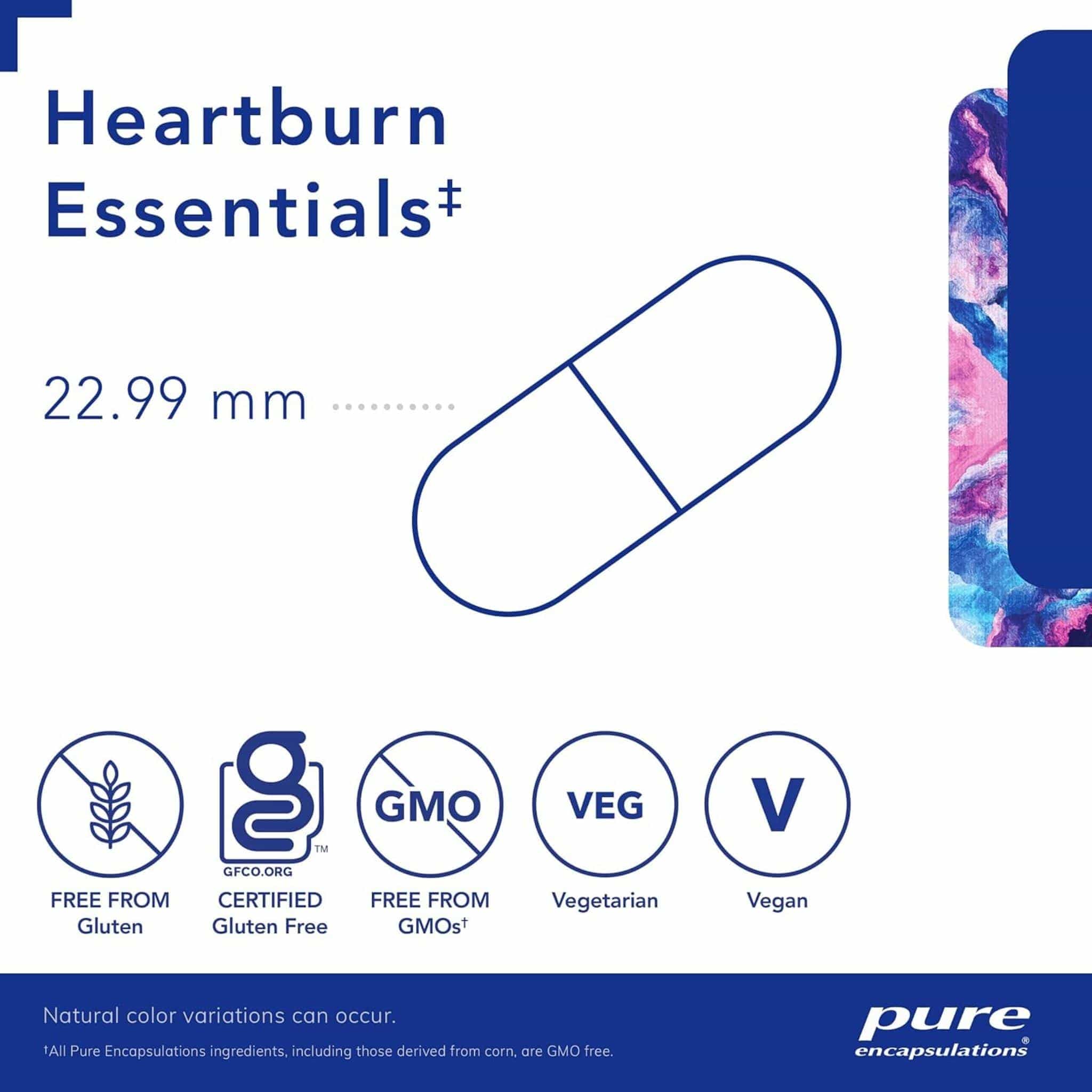Pure Encapsulations Heartburn Essentials, Supports Digestion and Gastric Health, Soothes Heartburn, 180 Capsules - Image 2