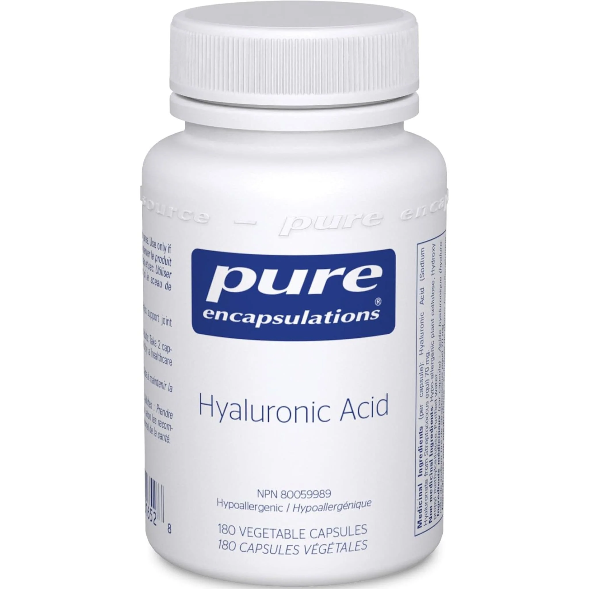Pure Encapsulations Hyaluronic Acid 70mg, Joint Comfort and Mobility Support, 180 Vegetable Capsules