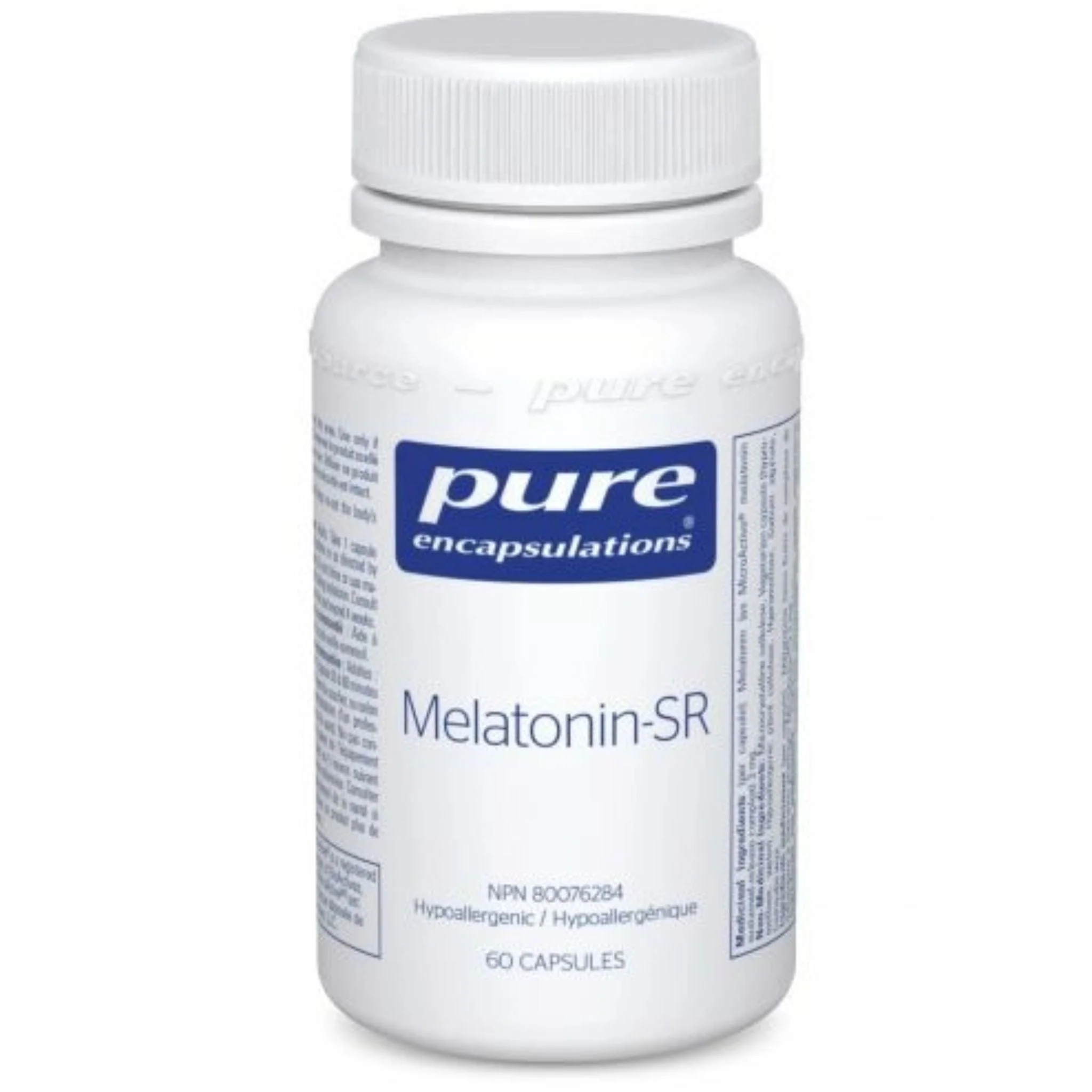 Pure Encapsulations Melatonin SR 3mg, Sustained Release MicroActive Melatonin, 60 Capsules