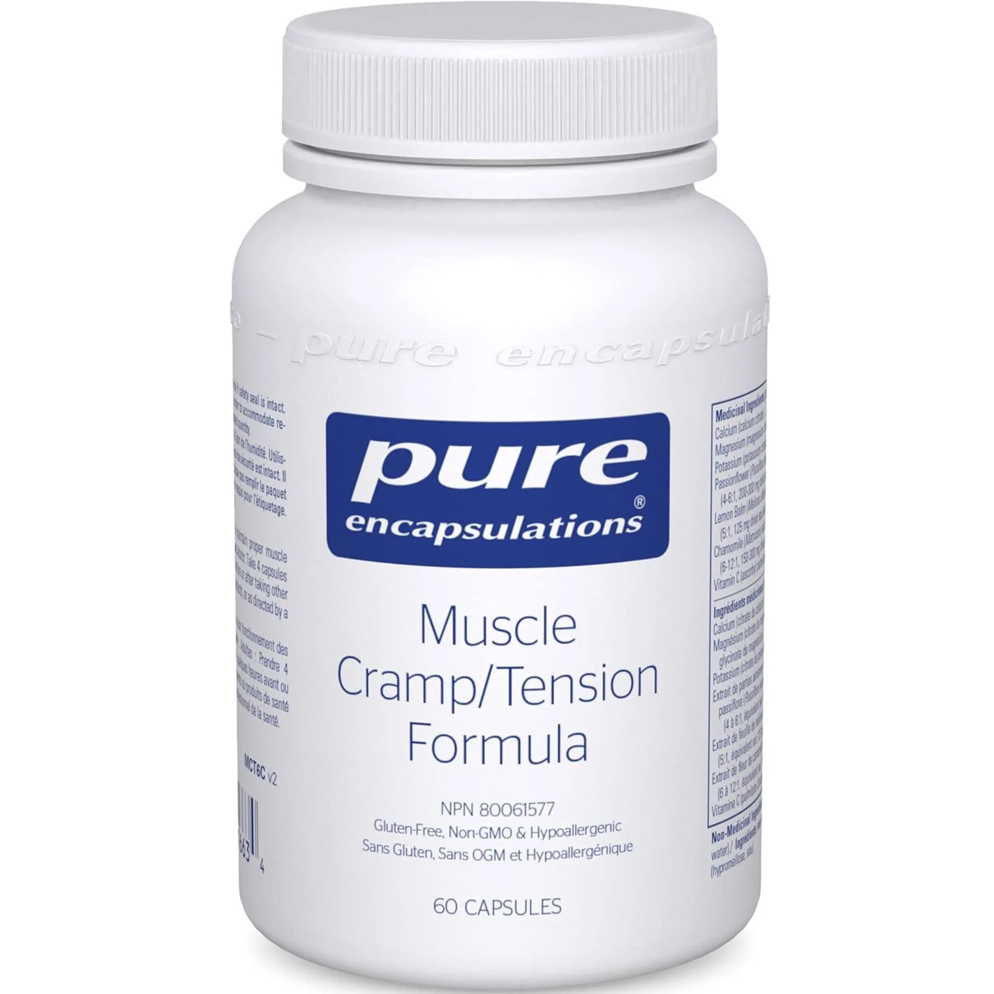 Pure Encapsulations Muscle Cramp and Tension Formula, Supports Muscle Function and Calm, 60 Capsules