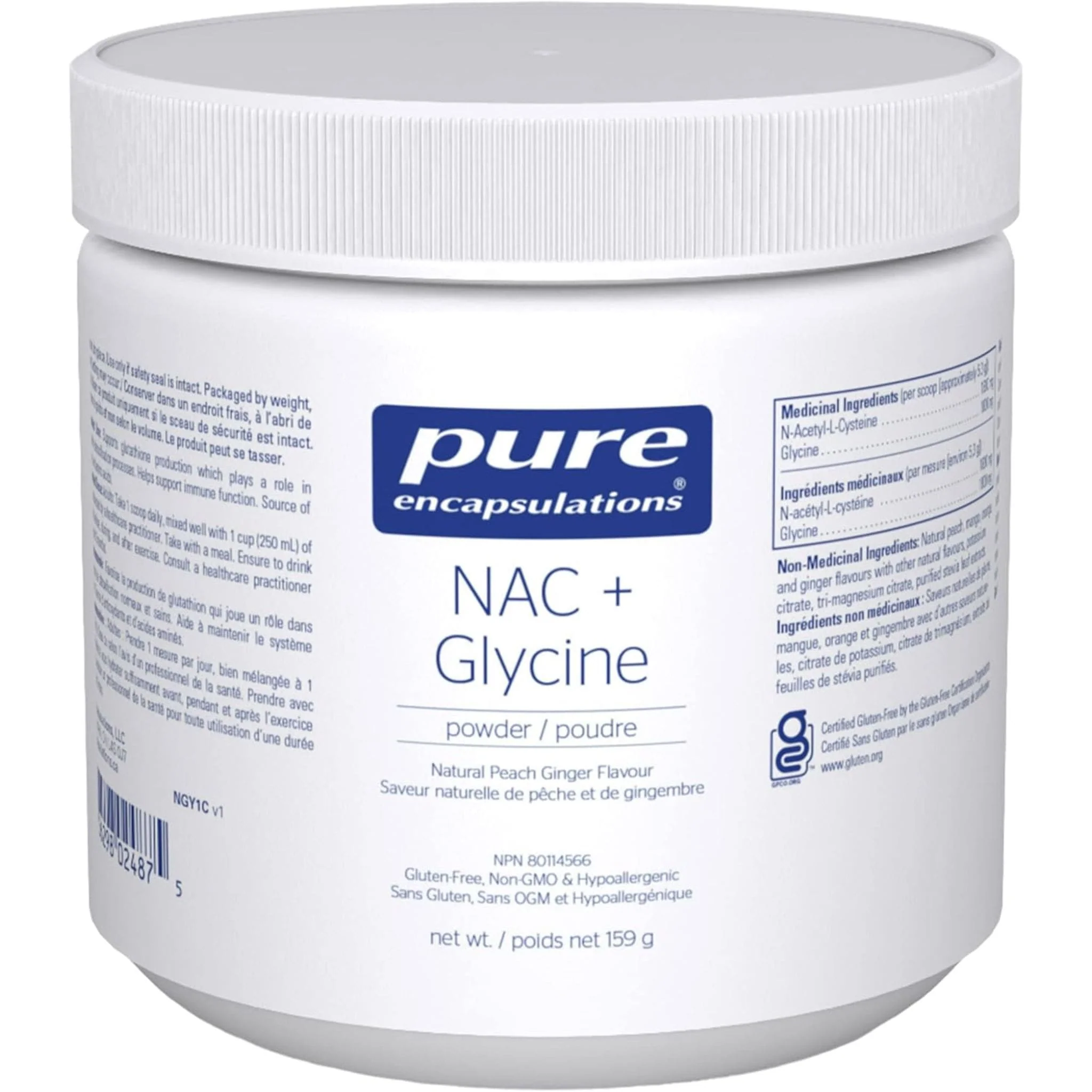 Pure Encapsulations NAC 1800mg Plus Glycine 1800mg Powder, Boosts Glutathione Production and Supports Immune Health, 159g - Image 2