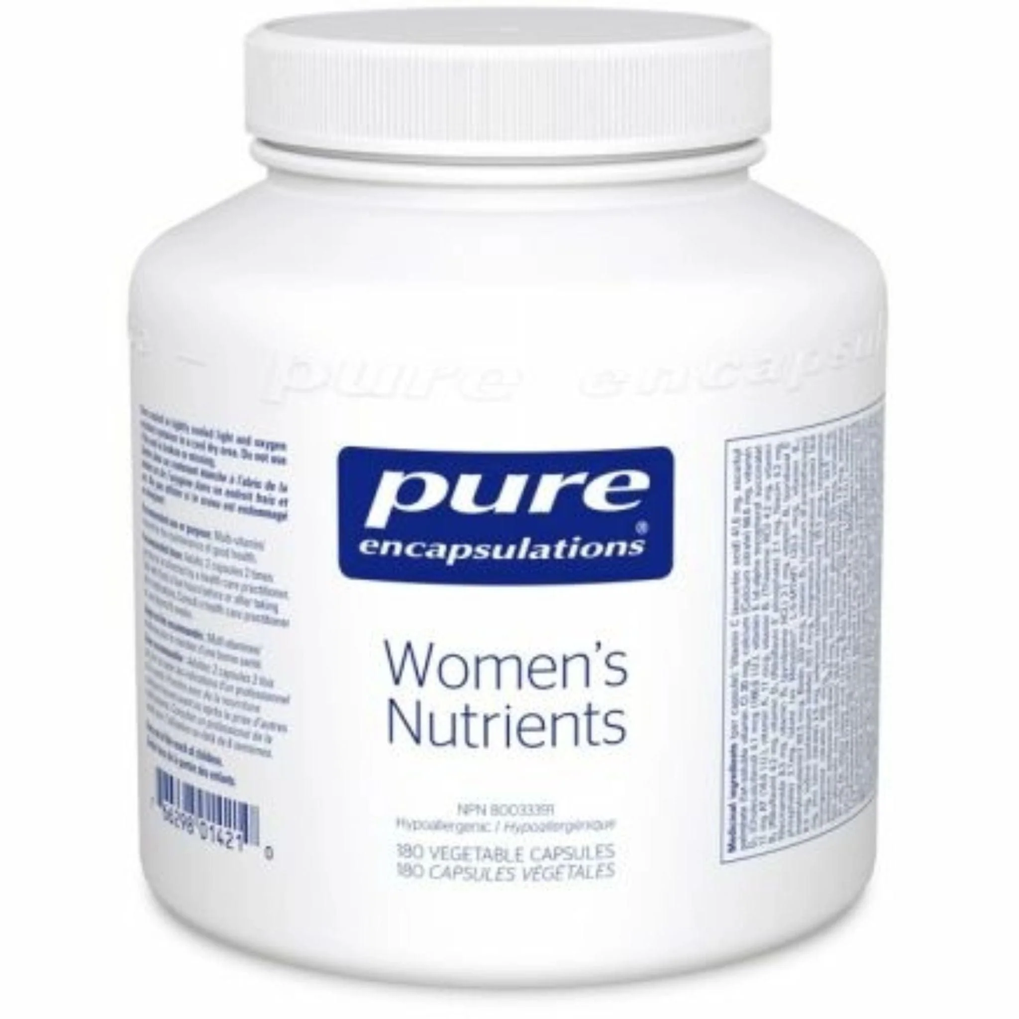 Pure Encapsulations Women’s Nutrients Multivitamin, 180 Vegetarian Capsules