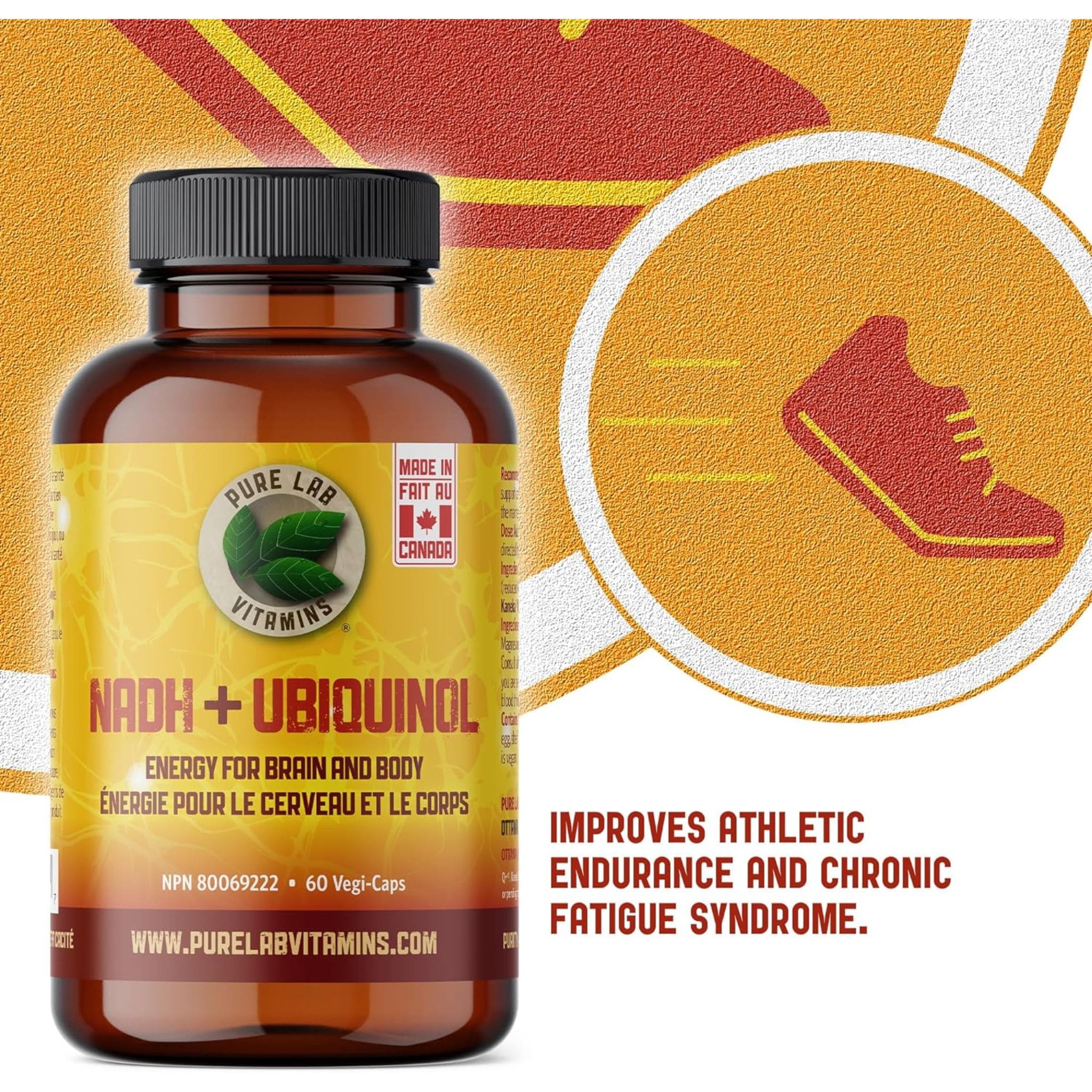 Pure Lab Vitamins NADH + Ubiquinol, 60 Capsules - Image 7
