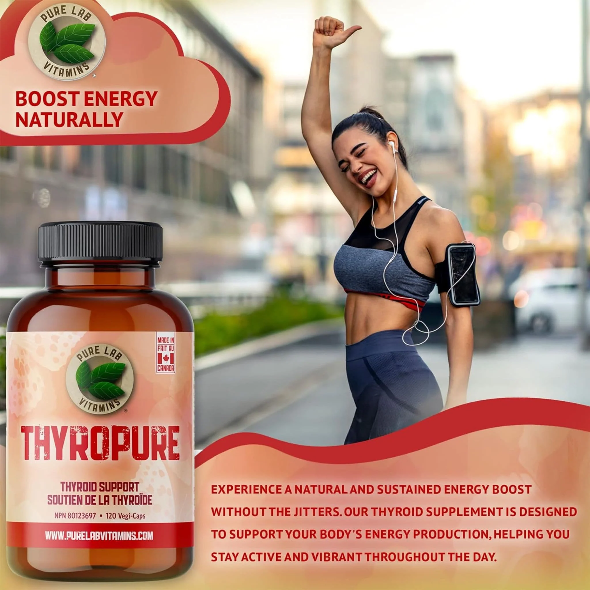 Pure Lab Vitamins ThyroPure, 120 Vegetable Capsules - Image 4