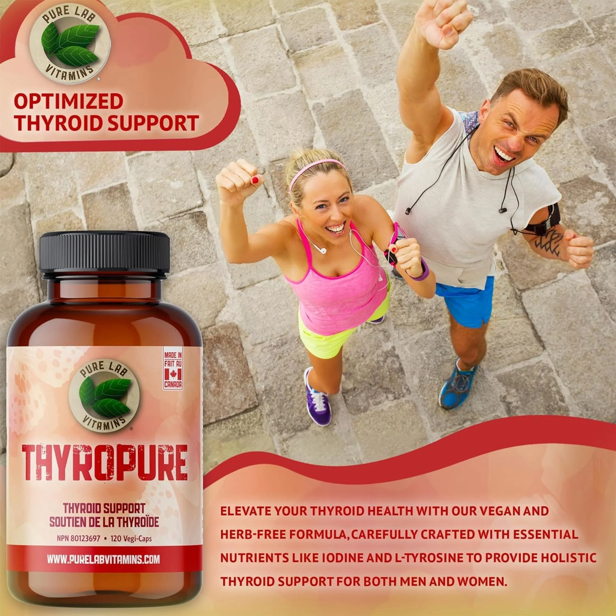 Pure Lab Vitamins ThyroPure, 120 Vegetable Capsules - Image 5