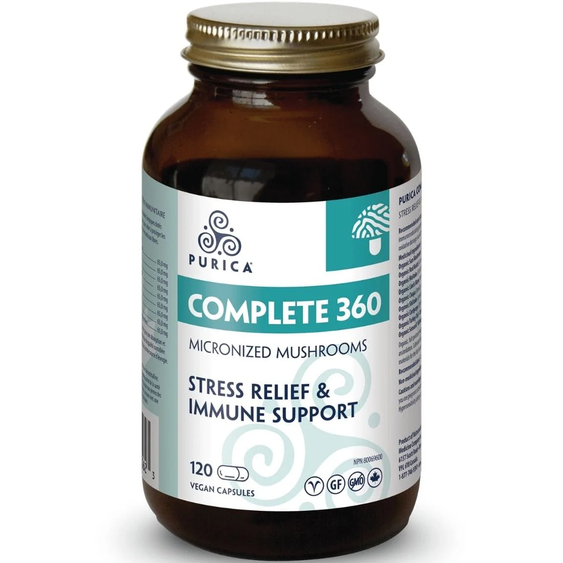 Purica Complete 360 Micronized Mushrooms (360 Degree Stress Relief & Immune Support) - Image 2