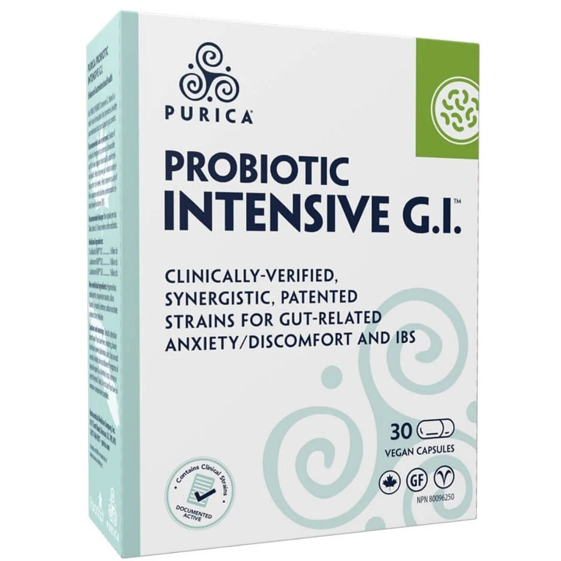Purica Probiotic Intensive GI, 30 Vegetable Capsules