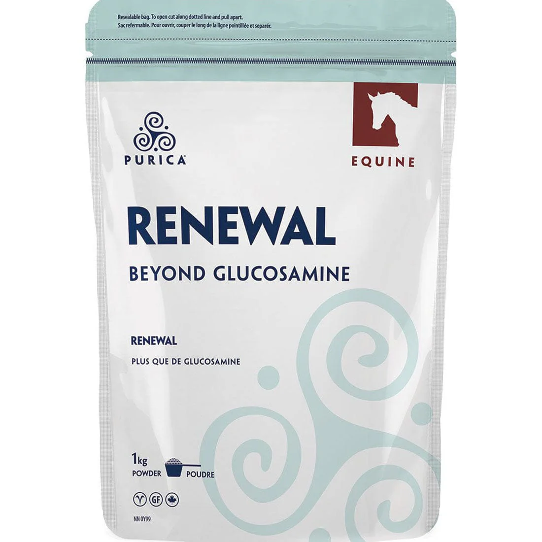 Purica Equine Renewal Glucosamine, MSM + More Powder