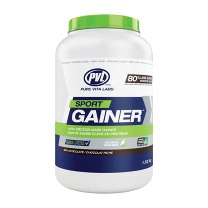 PVL 100% Natural Sport Gainer, Made with Grass Fed Whey - Image 4