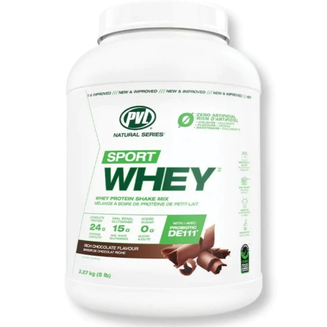 PVL 100% All Natural Sport Whey Protein Powder, Grass Fed