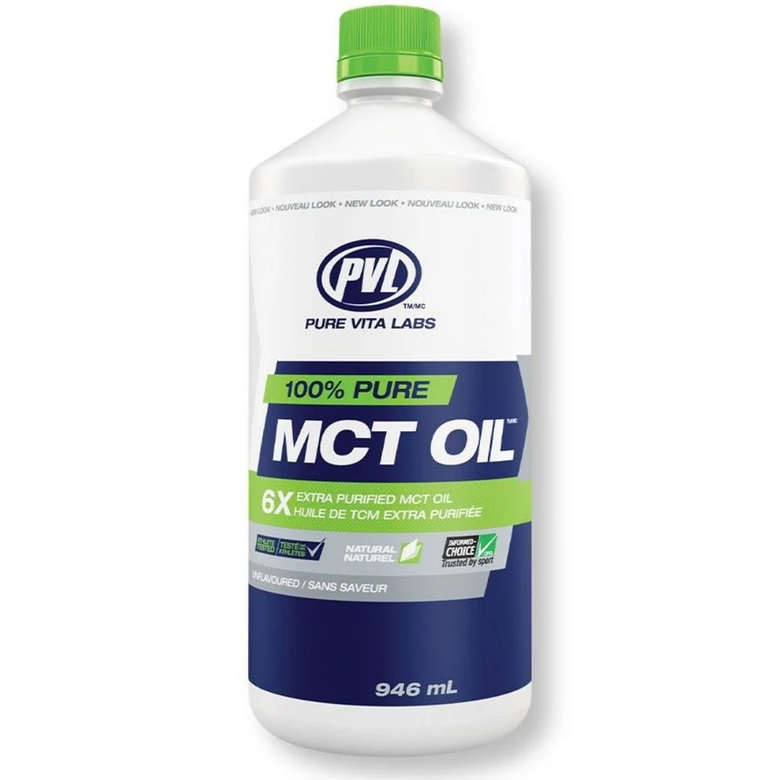 PVL MCT Oil 100% Pure, 946ml - Image 2