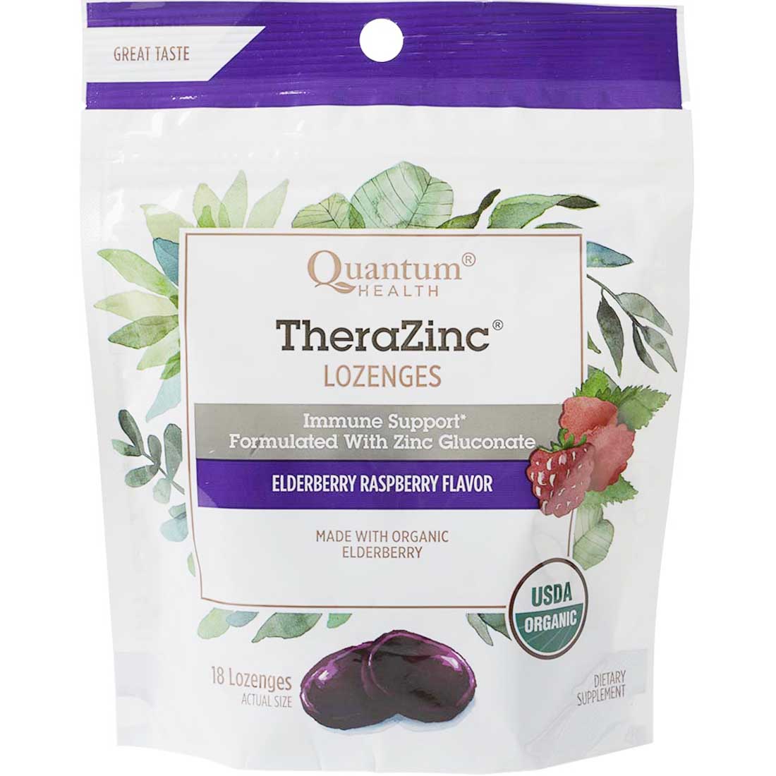 Quantum Health Organic Thera Zinc Lozenges (2 Flavours) - Image 3