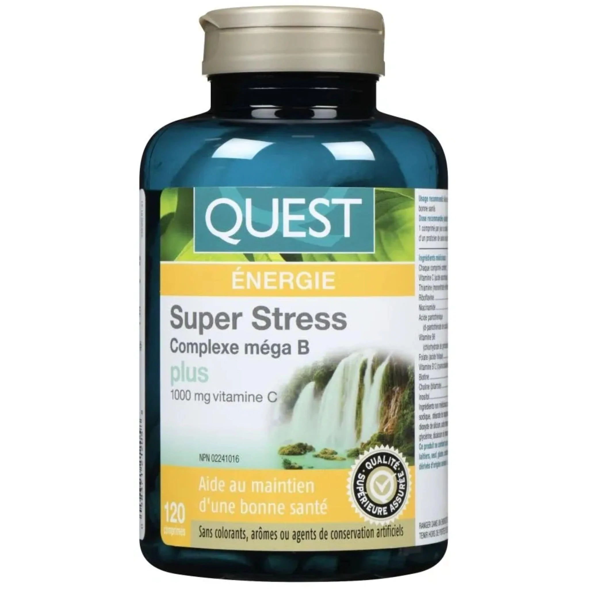 Quest Super Stress B Complex Plus Vitamin C 1000mg, Helps to Reduce Stress, Boost Immune System, and Boost Energy Levels, 120 Tablets - Image 2