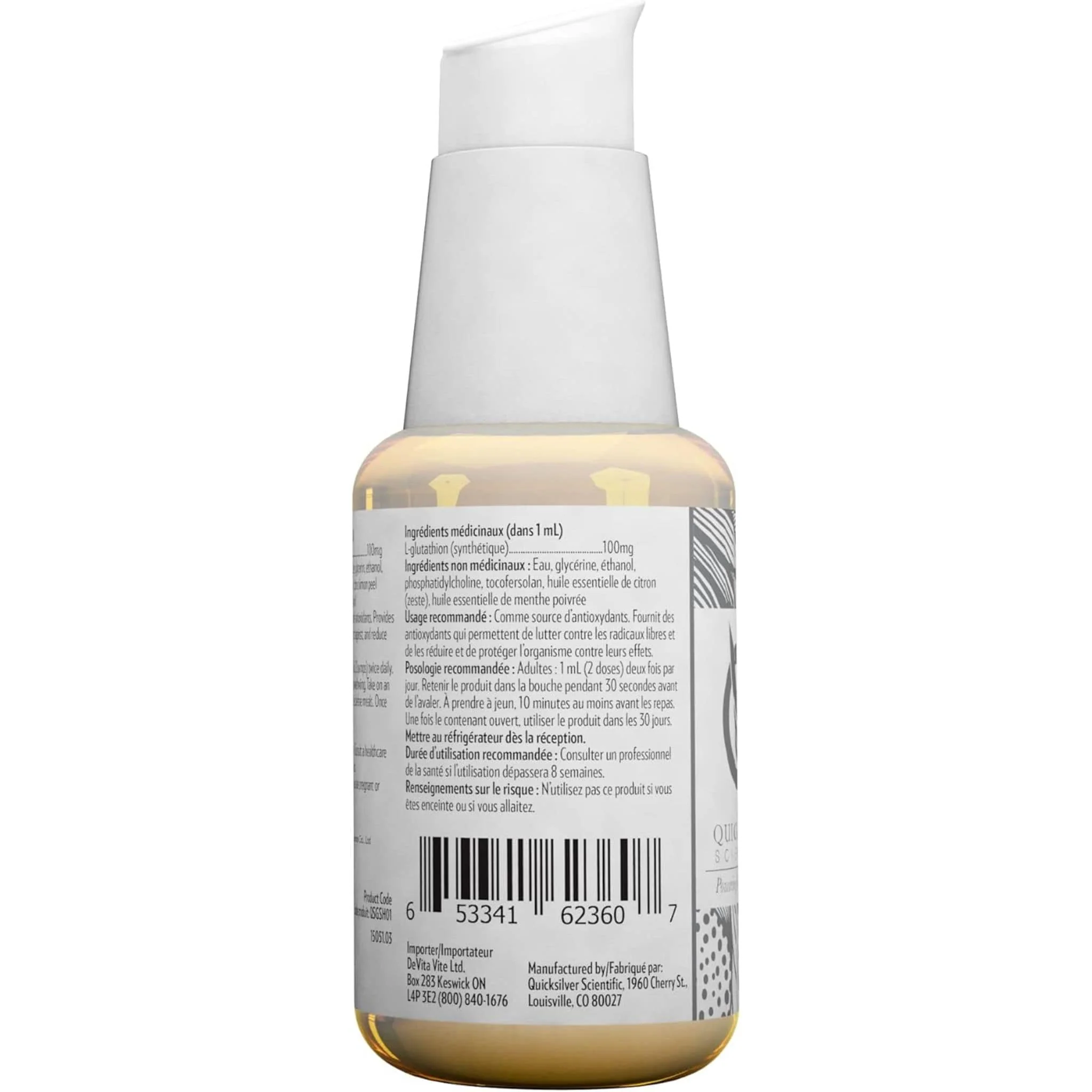 Quicksilver Scientific Liposomal Glutathione, 50ml - Image 3