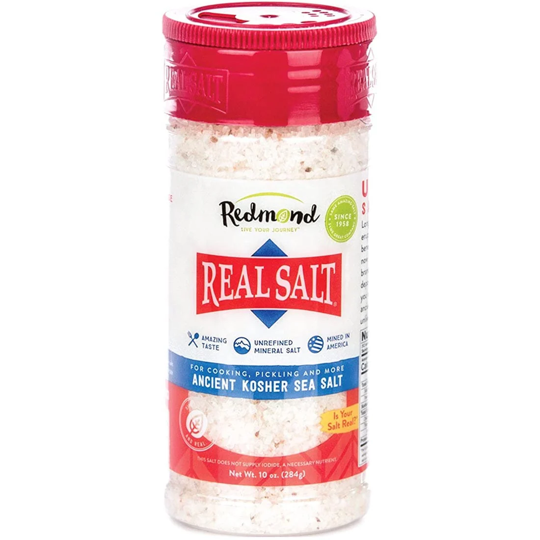Redmond Real Salt Kosher Sea Salt (Ancient Kosher Sea Salt) - Image 2