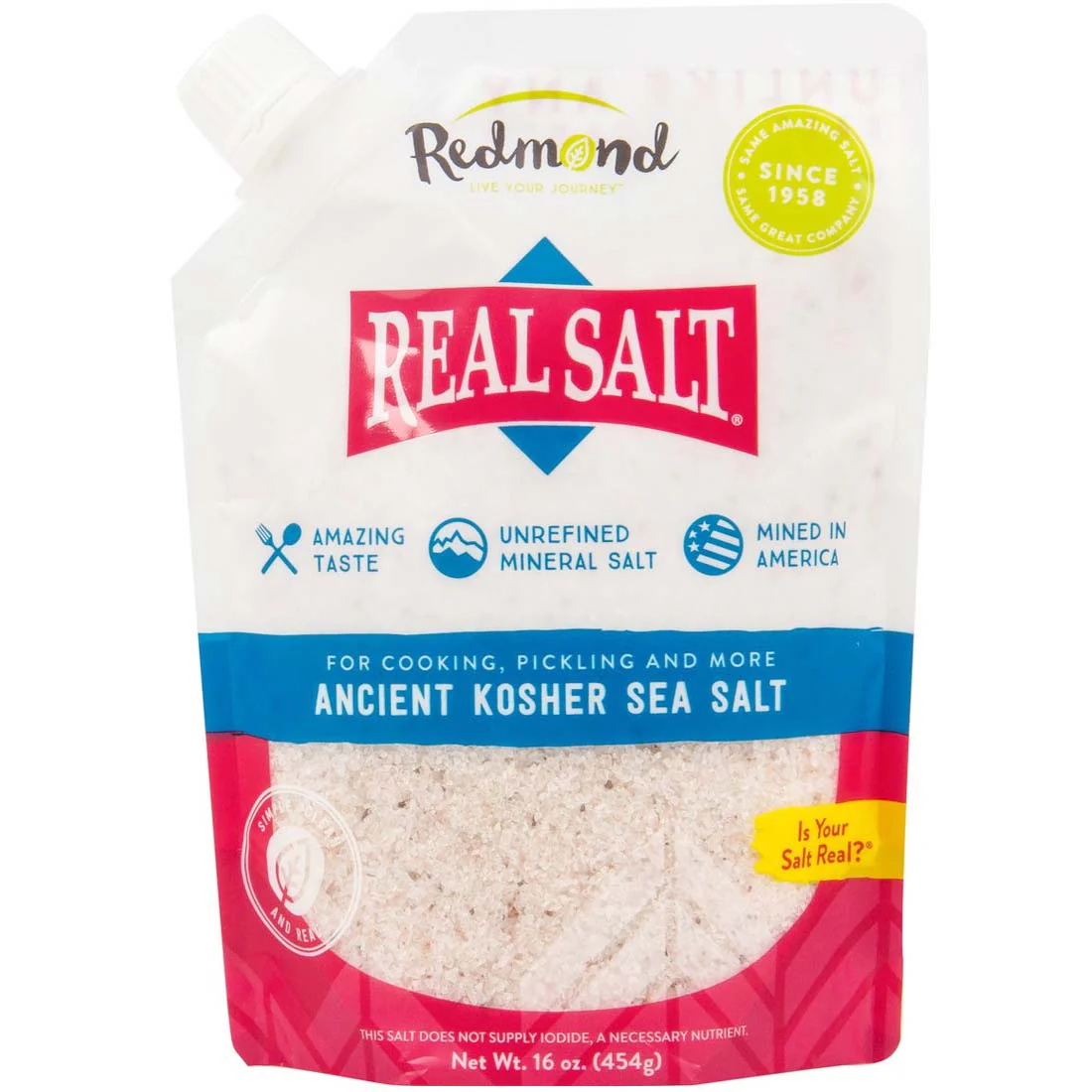 Redmond Real Salt Kosher Sea Salt (Ancient Kosher Sea Salt) - Image 3