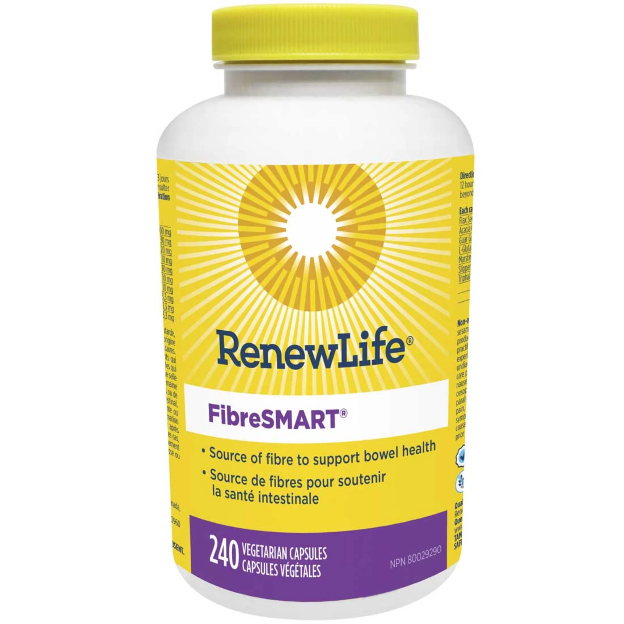 Renew Life FibreSMART Capsules, Supports Bowel Health - Image 2