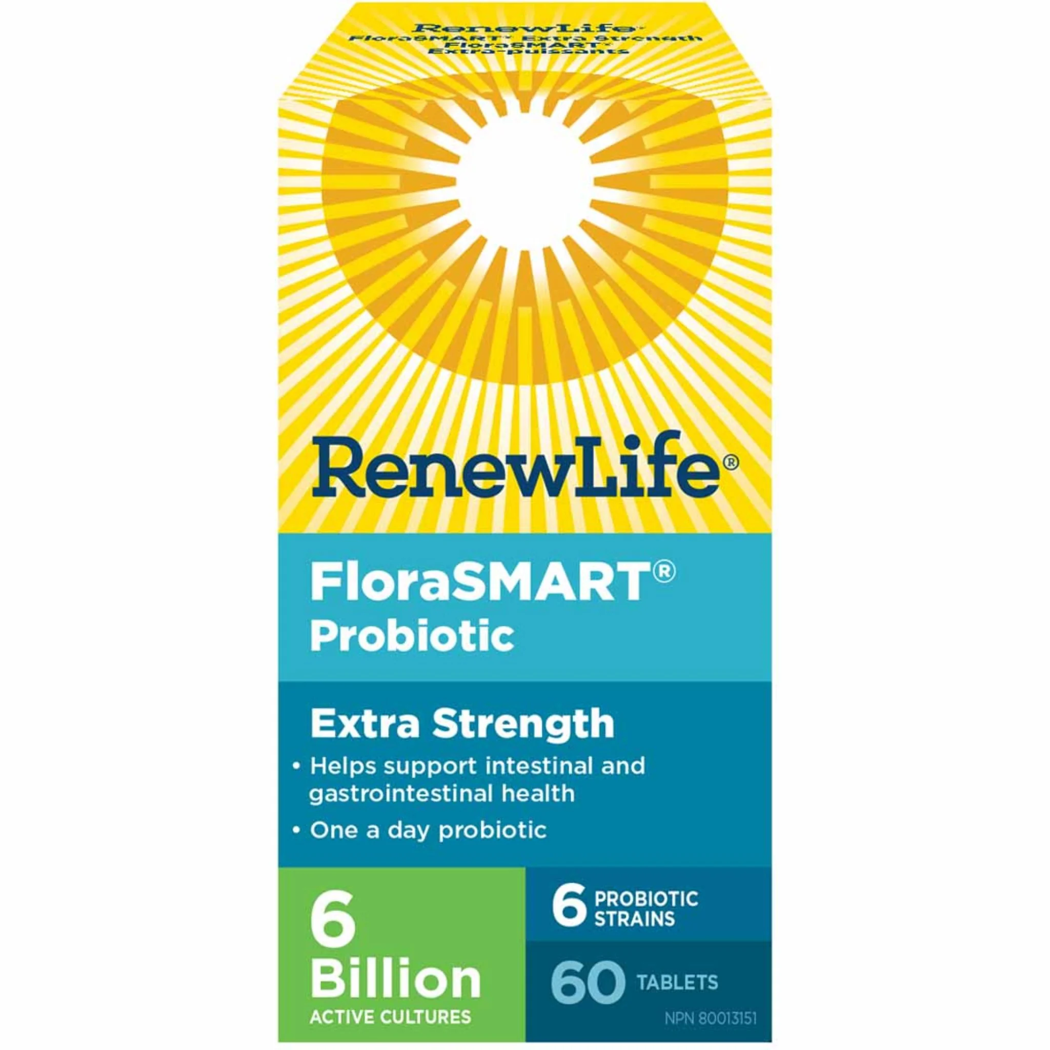 Renew Life FloraSMART Extra Strength, 6 Billion