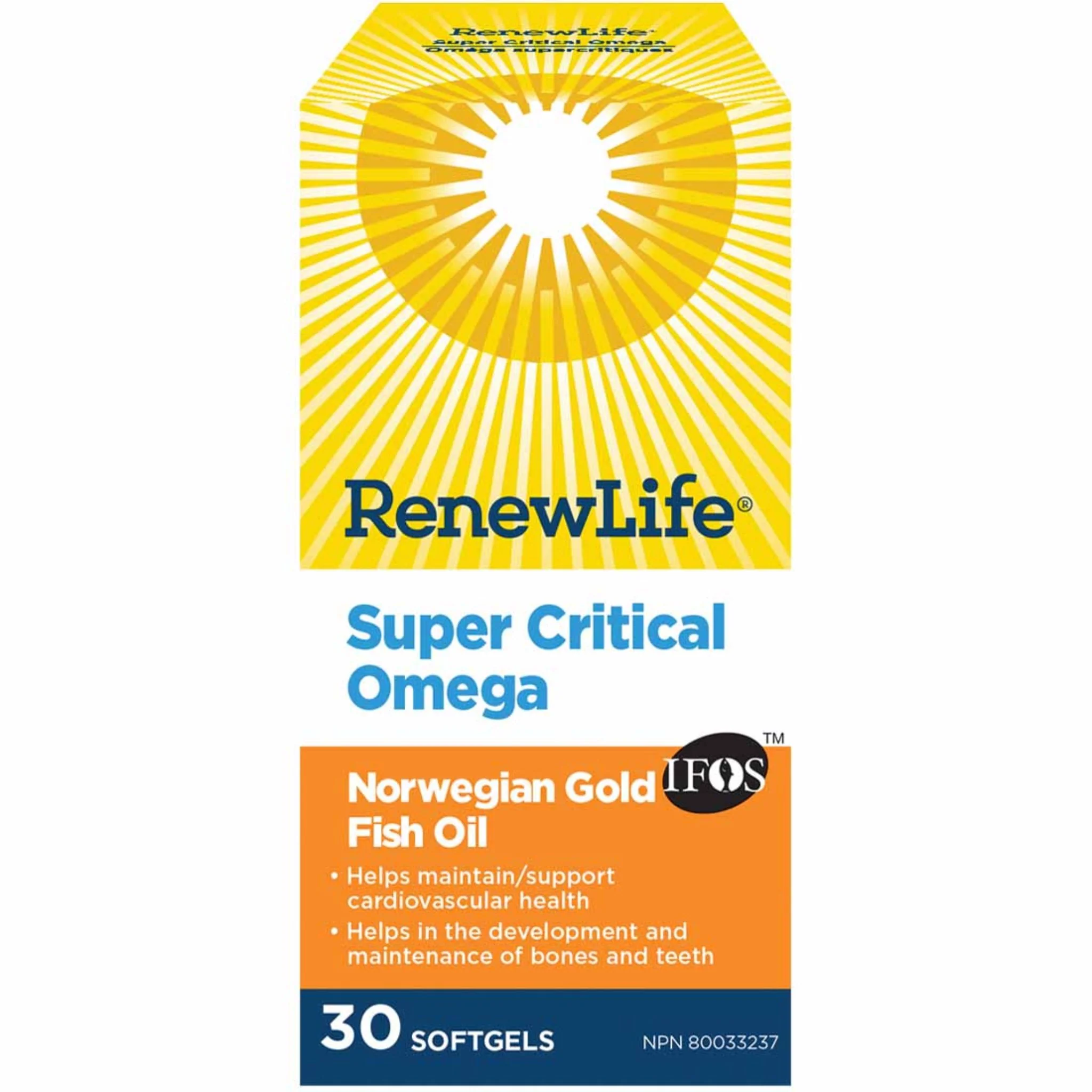 Renew Life Super Critical Omega, Norwegian Gold - Image 2