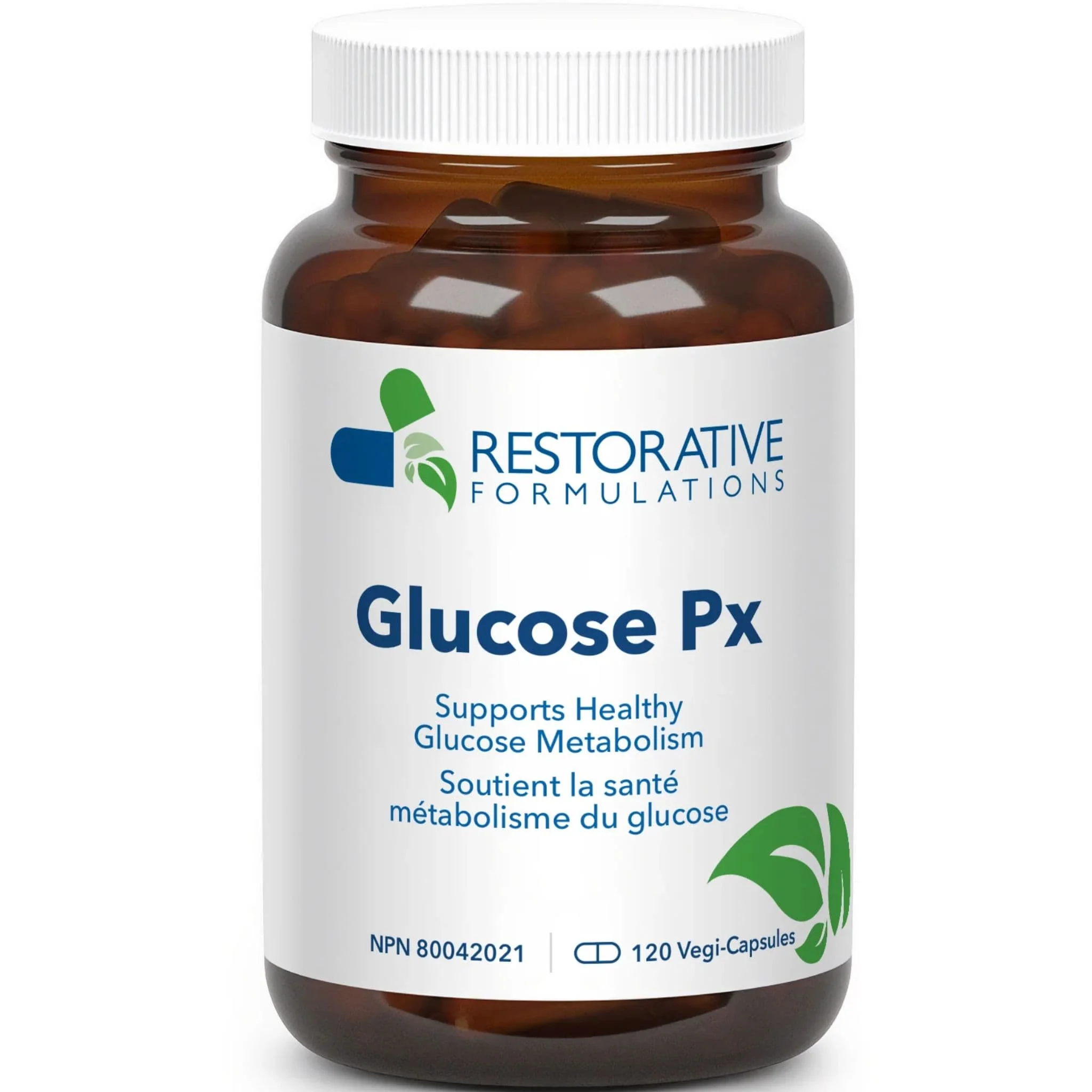 Restorative Formulations Glucose Balance Px, 120 Vegetable Capsules