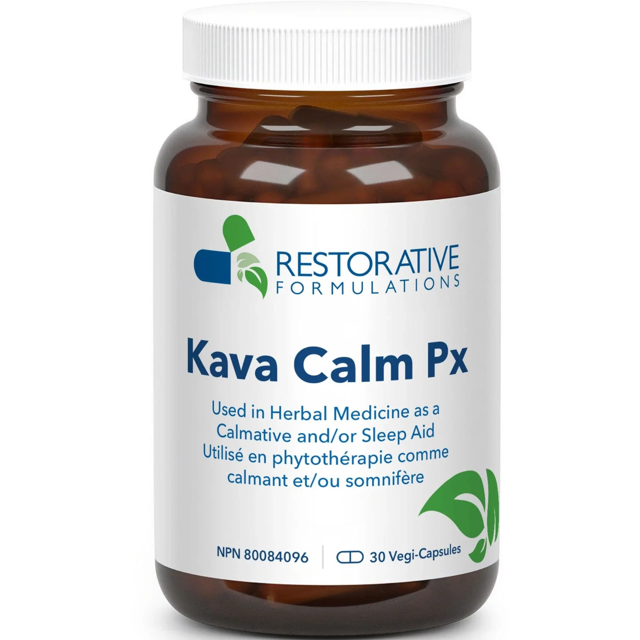 Restorative Formulations Kava Calm Px, 30 Vegetable Capsules