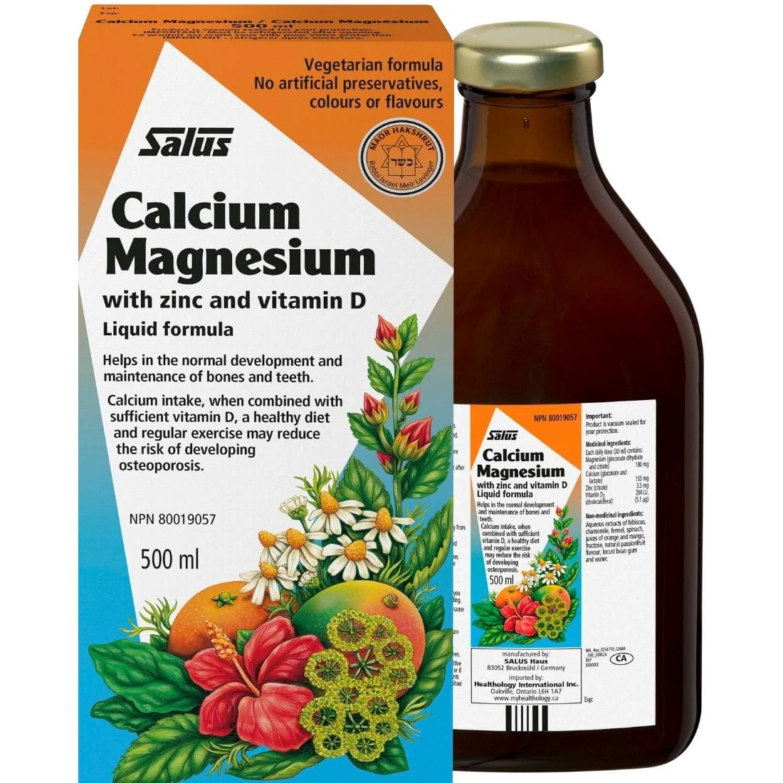 Salus Calcium Magnesium Liquid, Great Tasting with Added Zinc and Vitamin D - Image 3