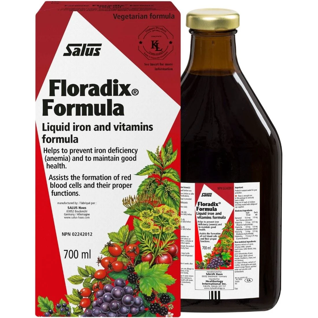 Salus Floradix Liquid Iron and Vitamins Formula - Image 5