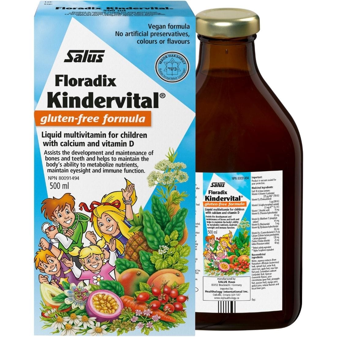 Salus Kindervital Liquid Multivitamin For Children. Delicious, Vegan and Gluten-Free - Image 3