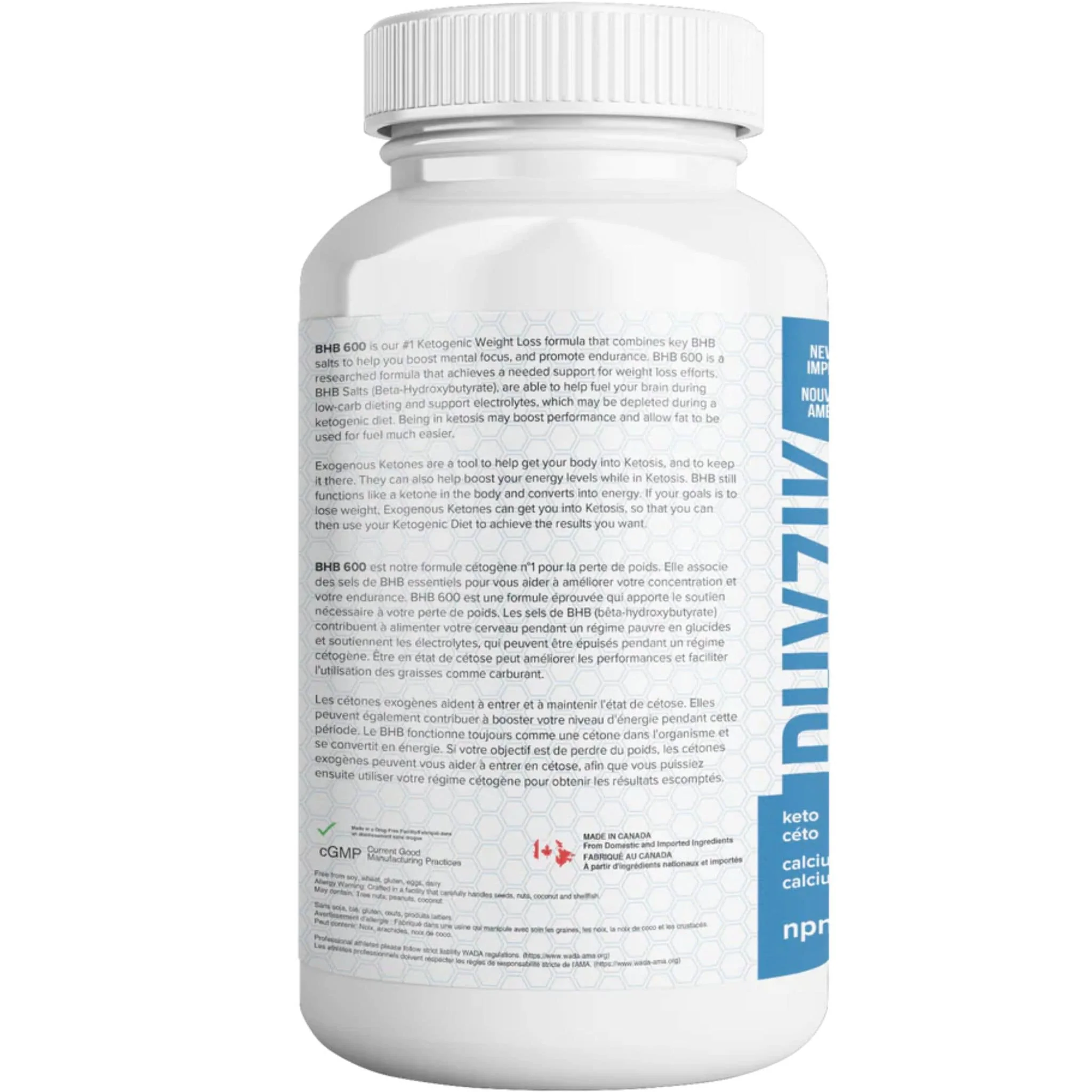 Schinoussa BHB 600 Beta-Hydroxybutyrate, 75 Vegetable Capsules - Image 4